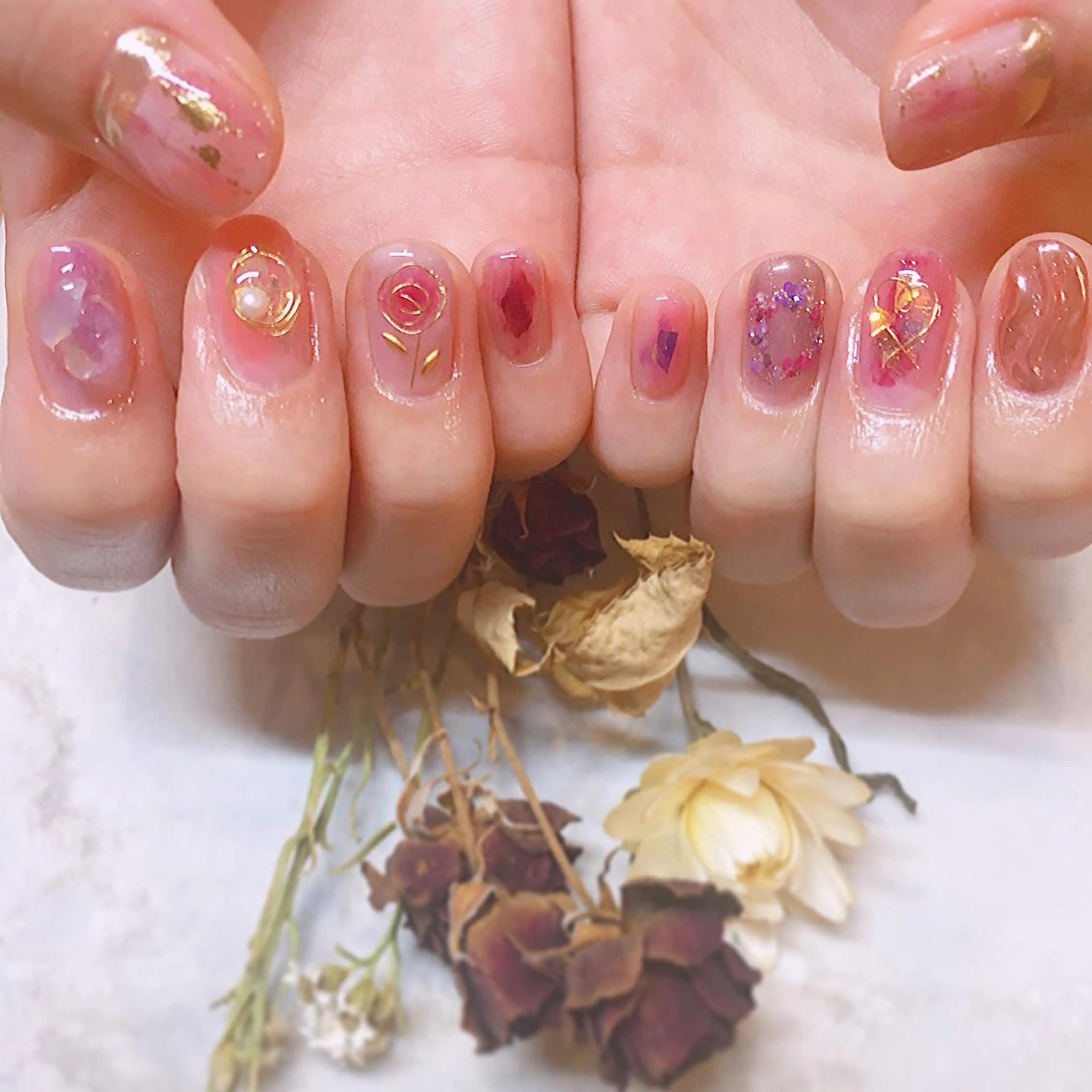 ネイル 持ち込み M O M Oのネイルデザイン