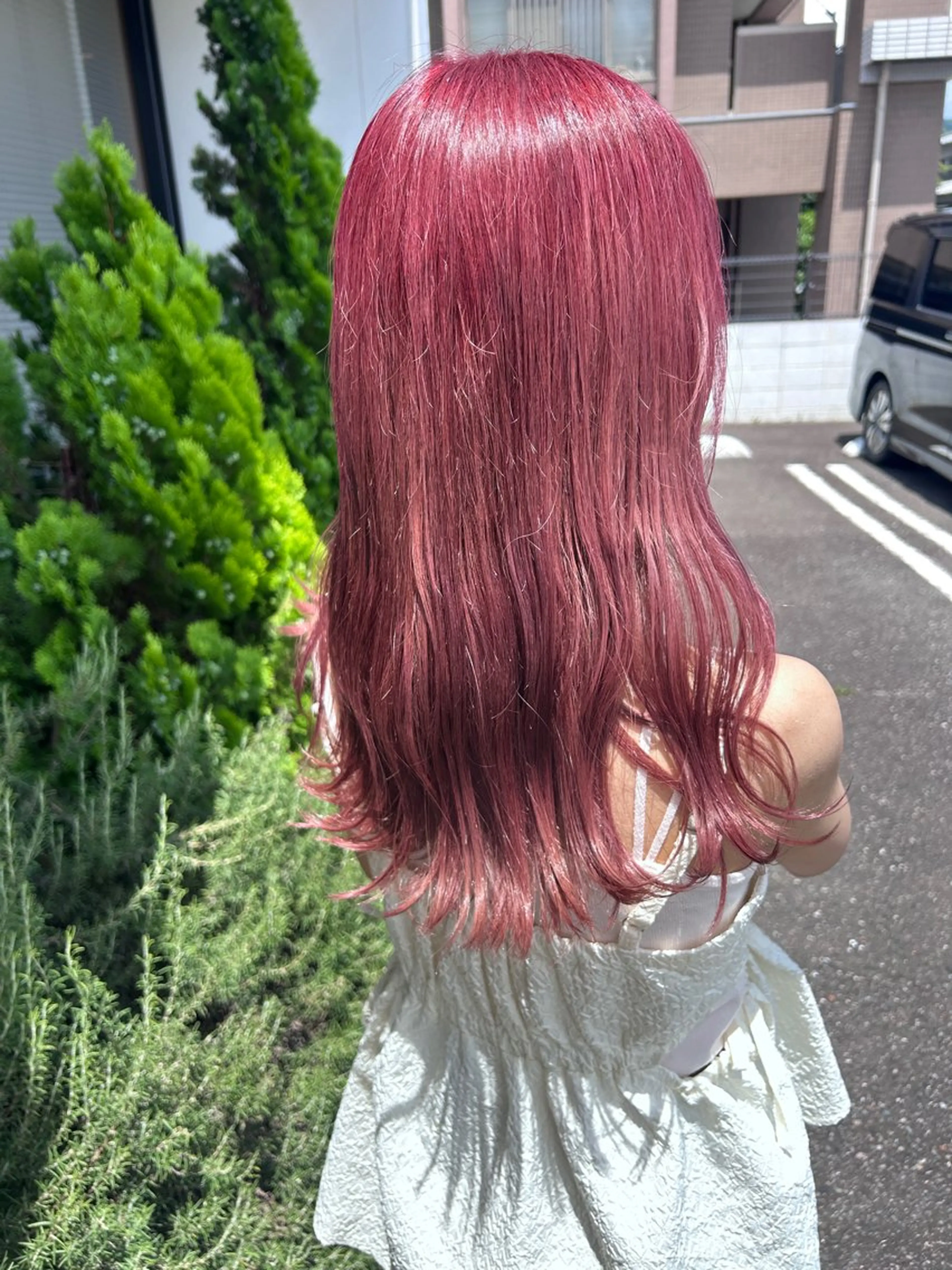 セミロング 河口 友里のヘアスタイル
