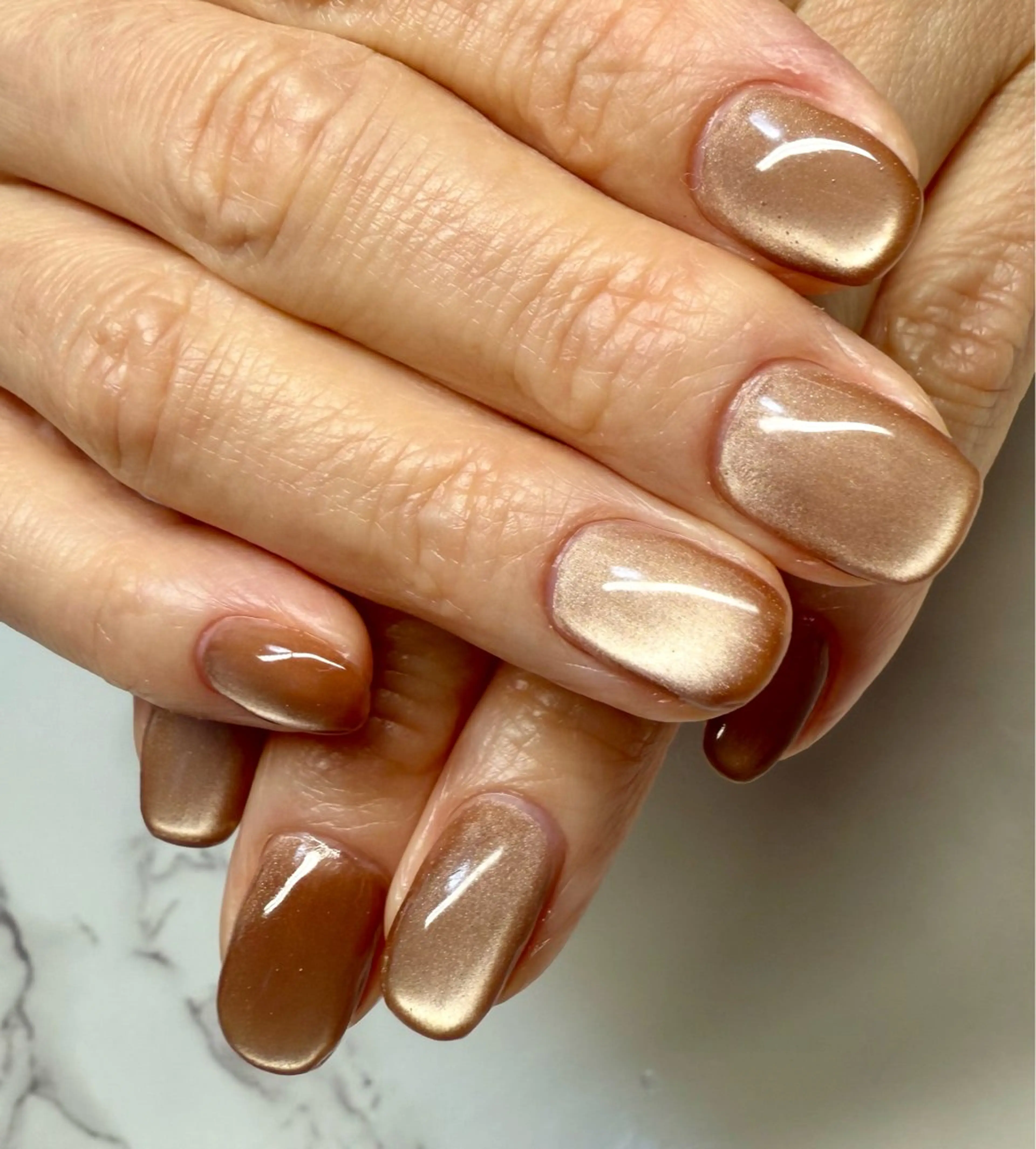 ネイル アートネイル チークネイル フレンチネイル キラキラネイル マグネットネイル M.N_ nailのネイルデザイン