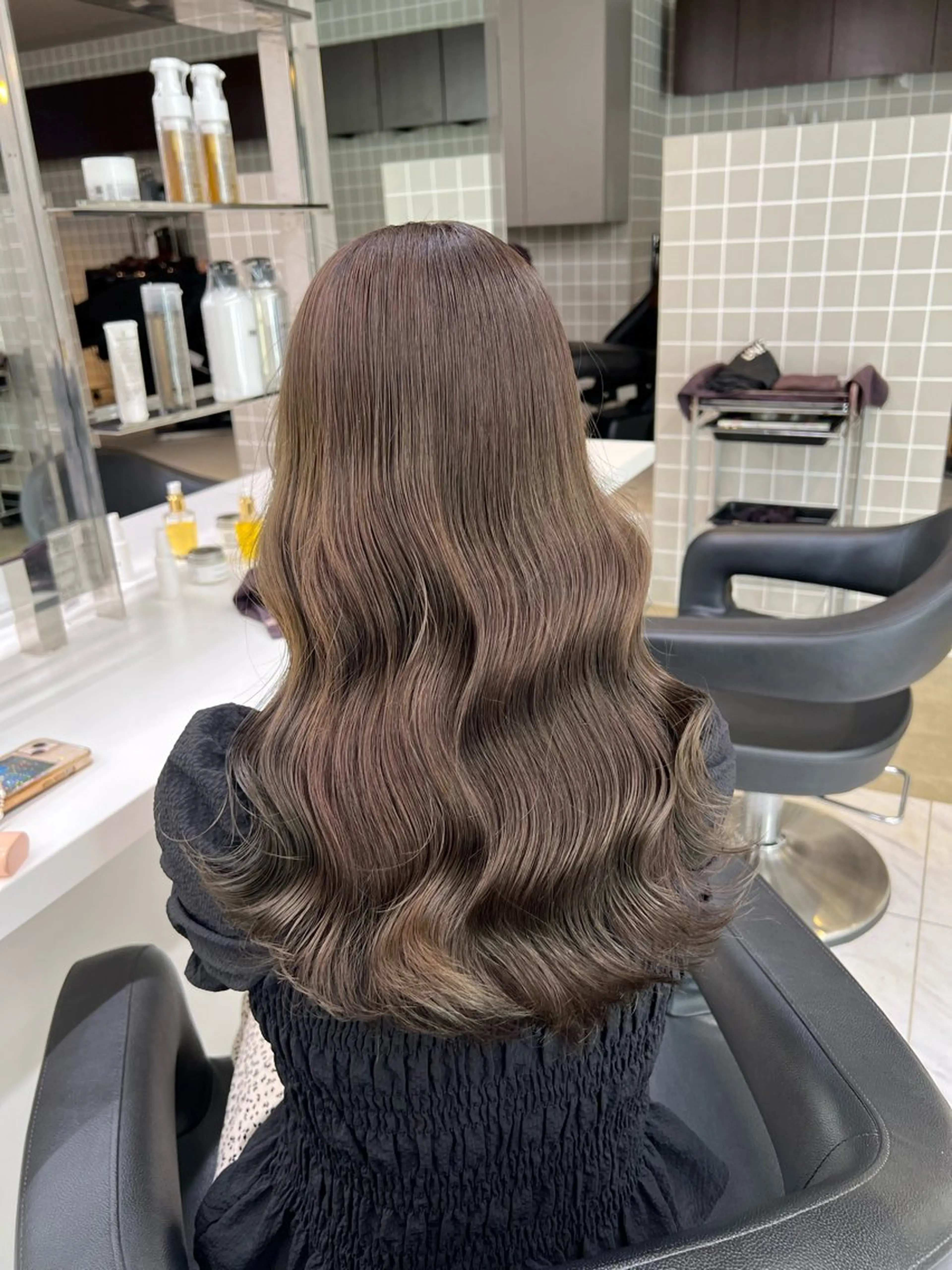 セミロング ヘアカラー トリートメント ヘッドスパ ヘアセット 💍レイヤーカット 艶髪💍亘紘輝のヘアスタイル