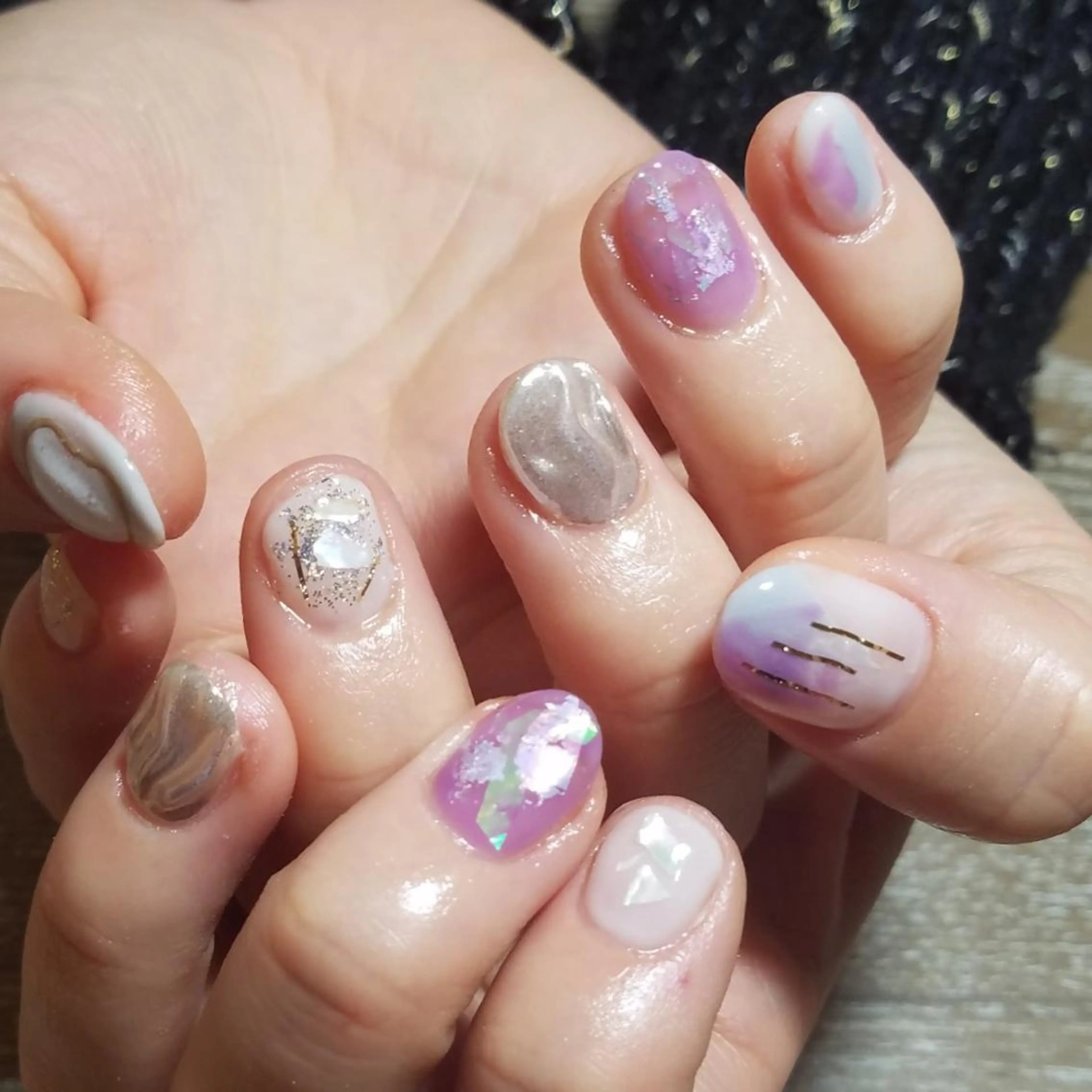 ネイル ハンドネイル JuniNail韓国 ネイリストsuのネイルデザイン