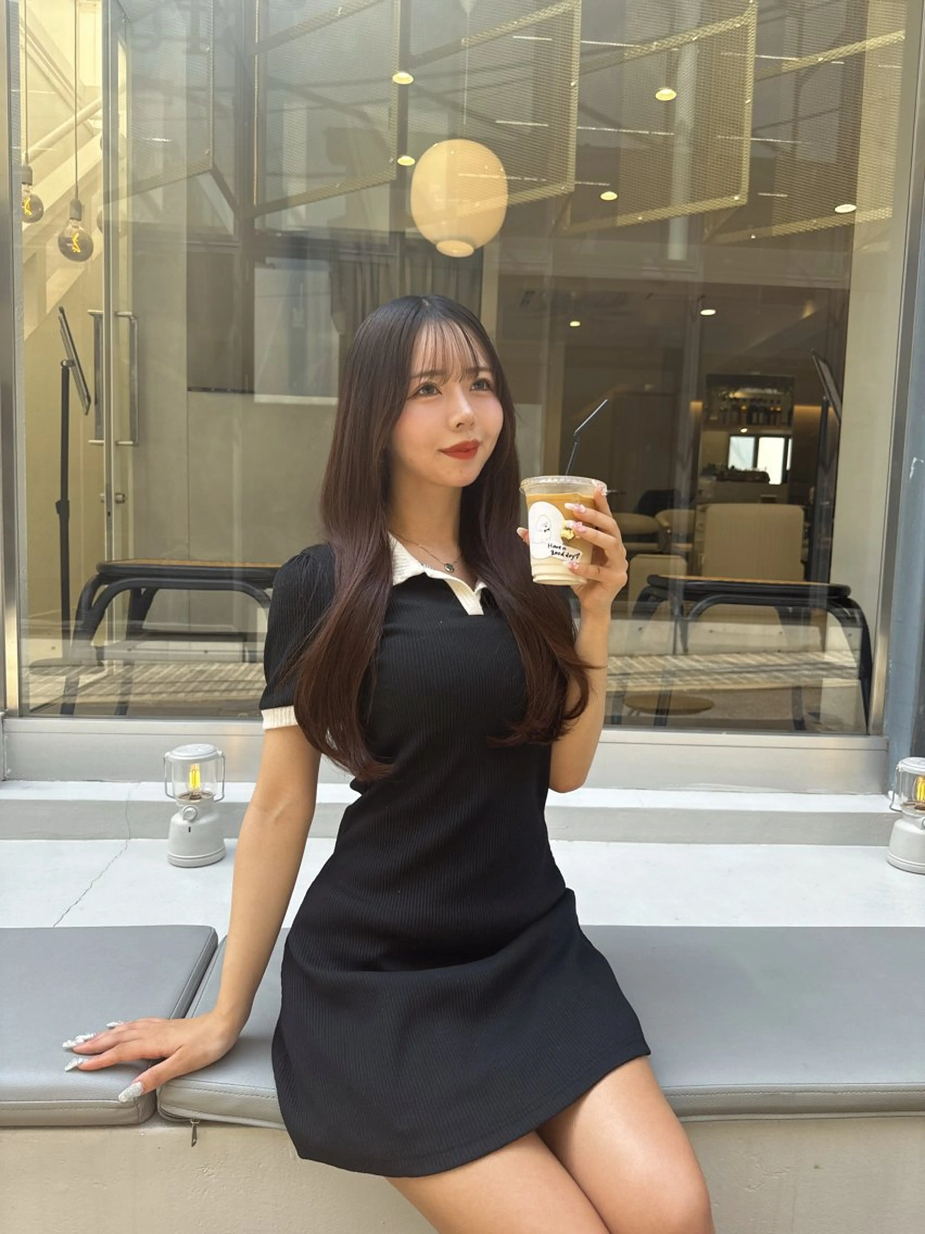 ロング カラー ブリーチ ブラウンカラー 透明感カラー グレージュ ブリーチなしカラー カット ヘアカラー トリートメント 原宿/美髪カラー 🫧TAISEIのヘアスタイル