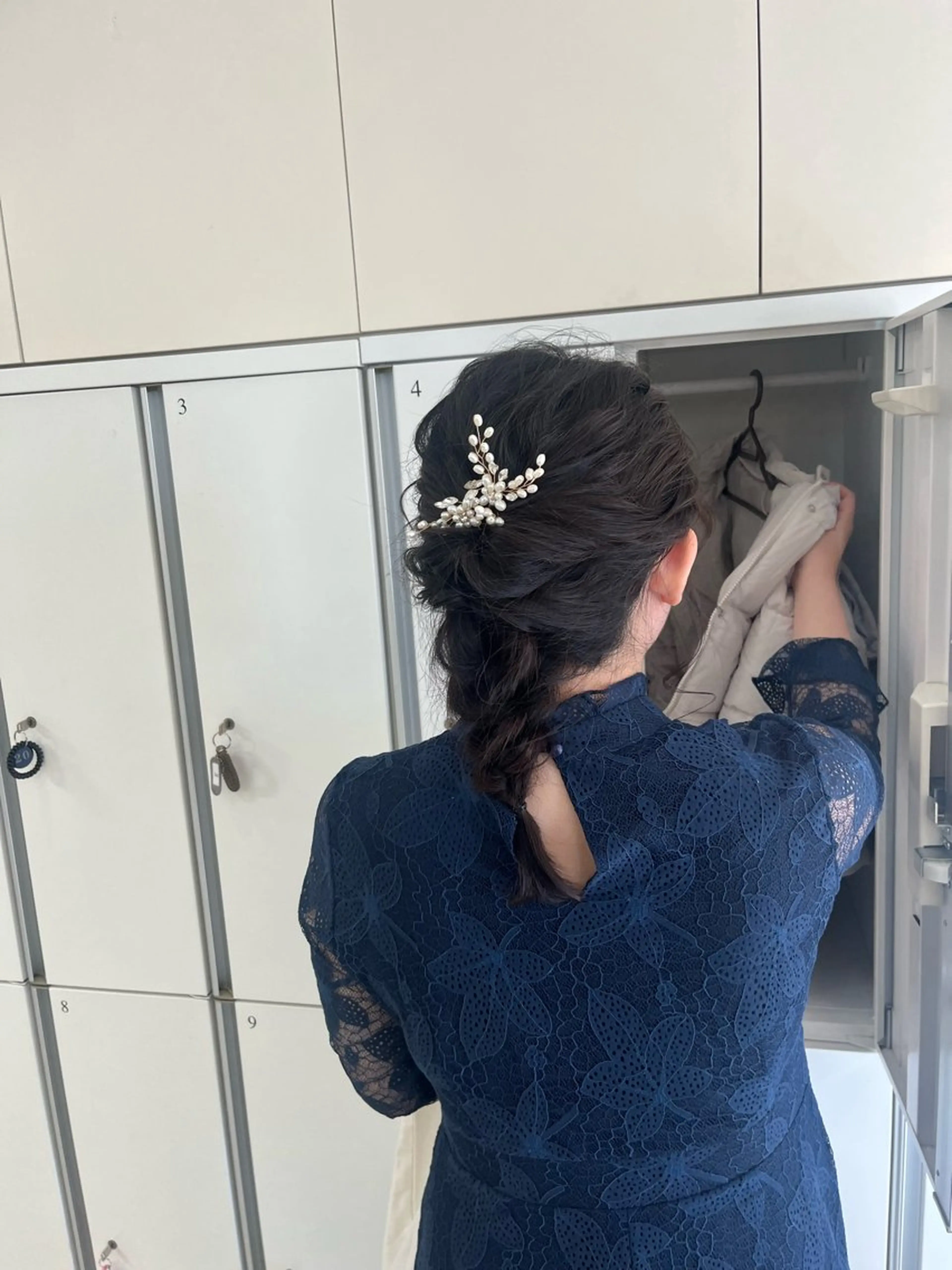 セミロング ヘアアレンジ ヘアセット KEEN.渋沢/ 横溝小夏のヘアスタイル