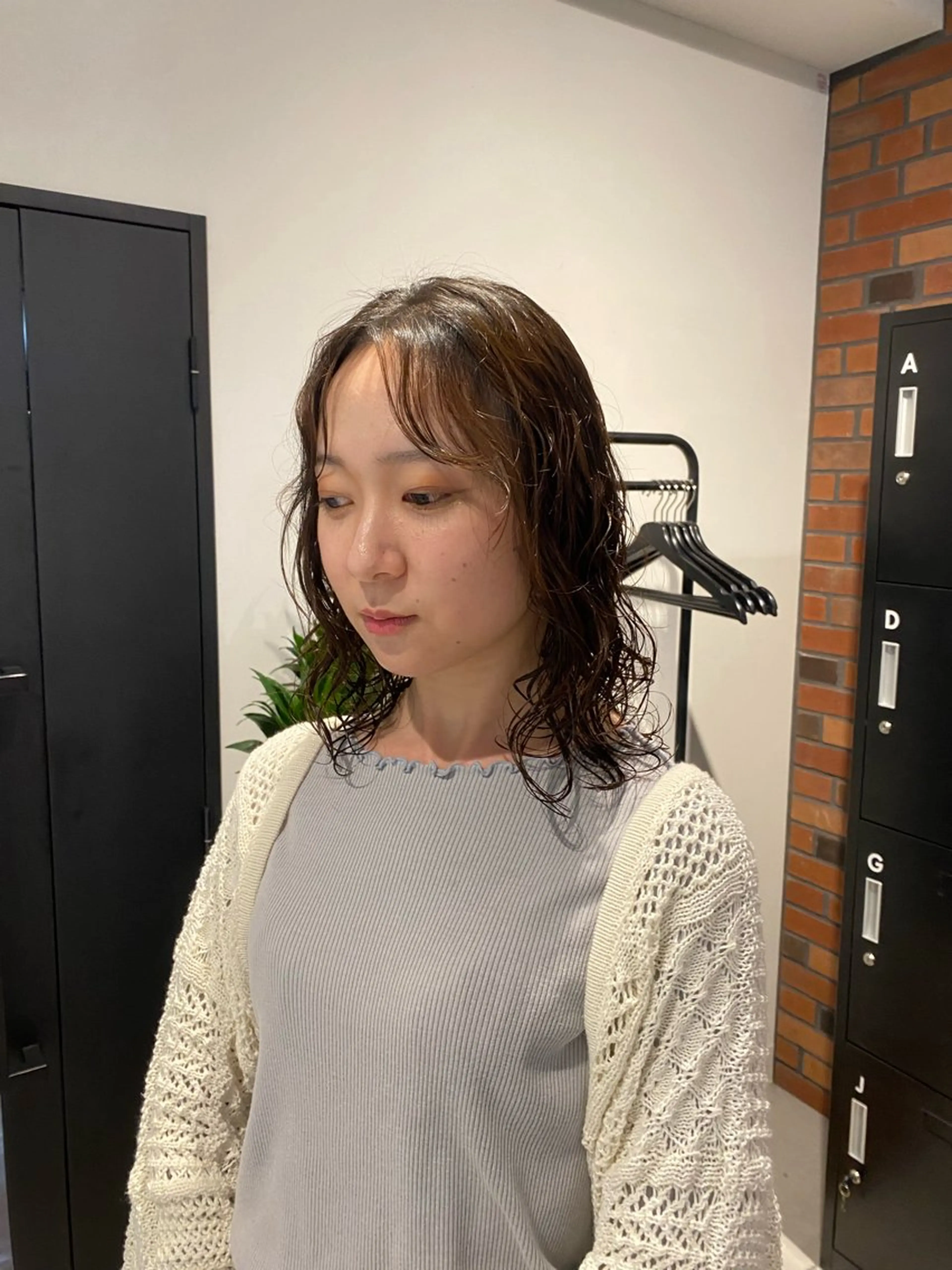 ミディアム パーマ ミディアムパーマ ニュアンスパーマ URBAN.名駅/ 名富小姫のヘアスタイル