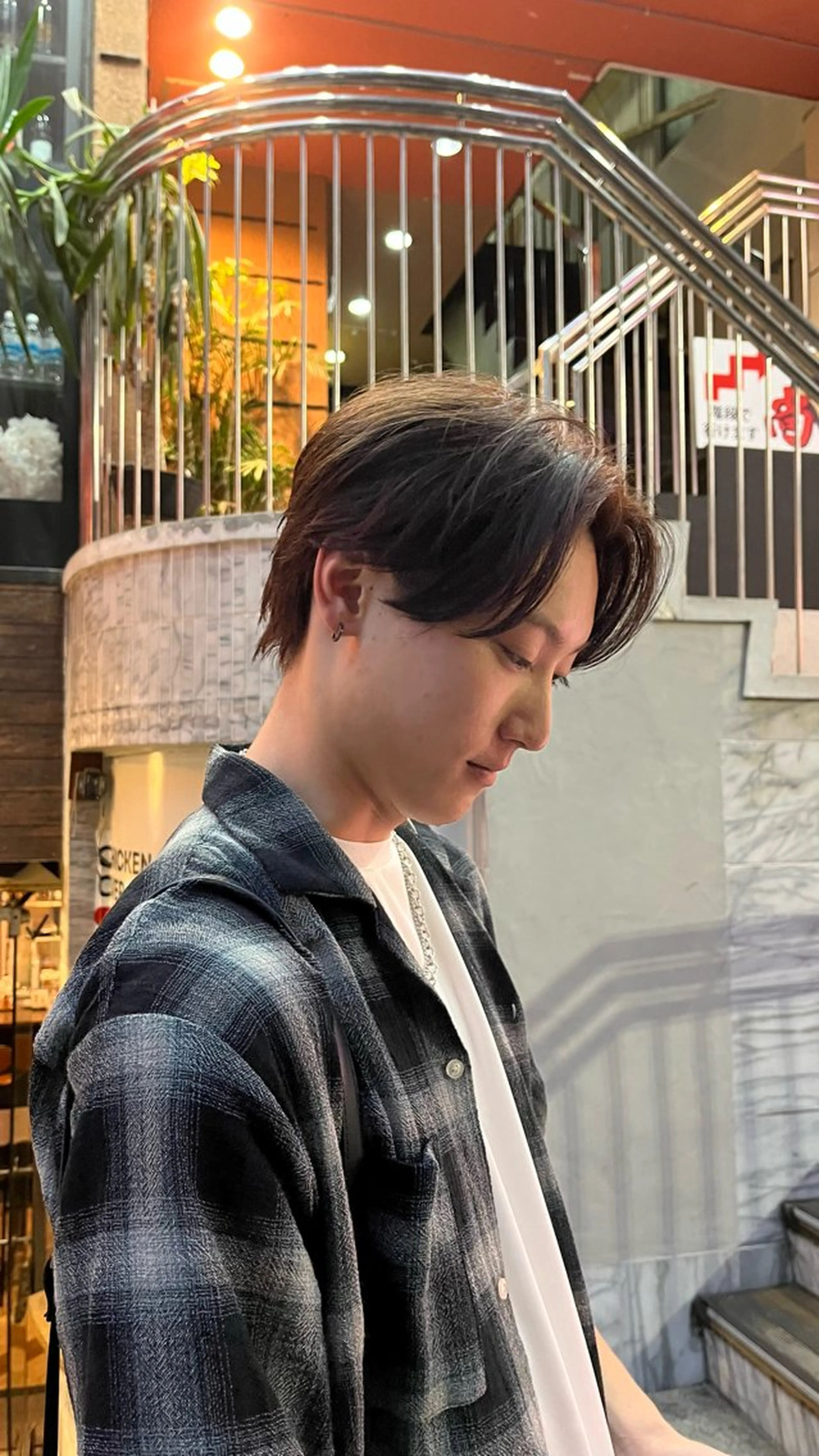 カラー メンズ カット ヘアカラー rowland所属・坂田 一心のヘアスタイル