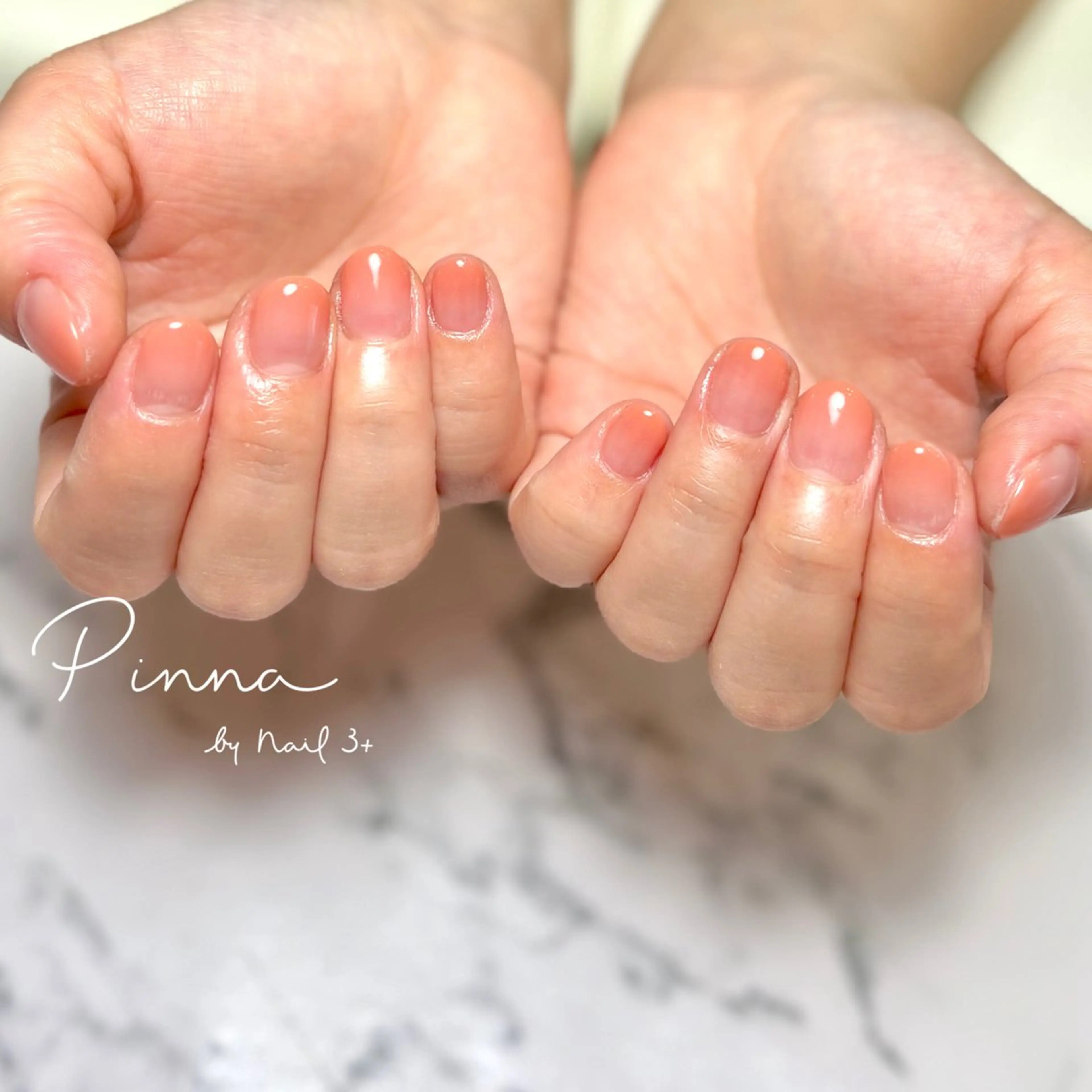 ネイル グラデーション Pinna by nail3+所属・Mayu 🌷🦋のネイルデザイン