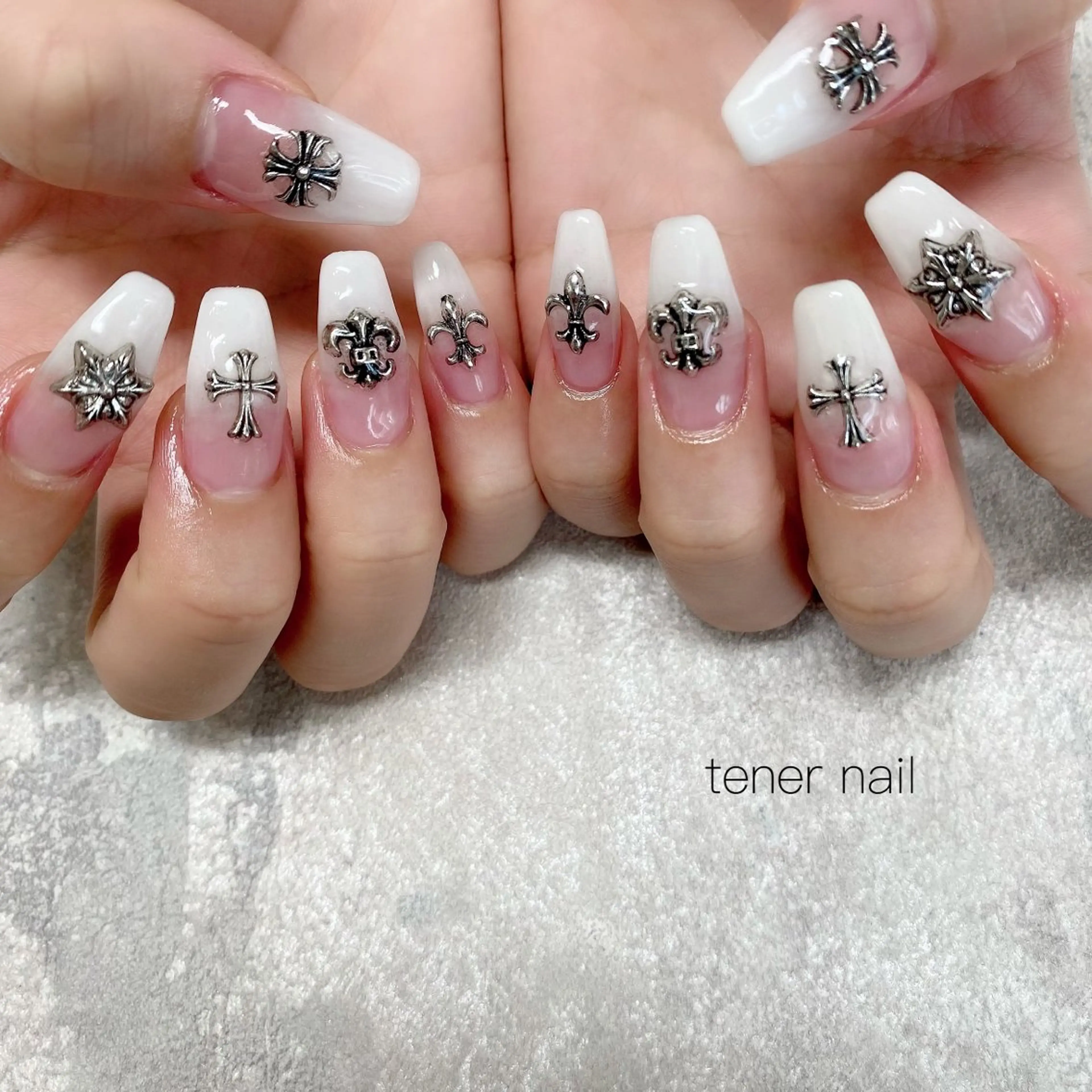 青白グラデーション ネイルパーツ 10本セット おすすめ順｜グラデーション/#青ネイルのネイルデザイン(8ページ