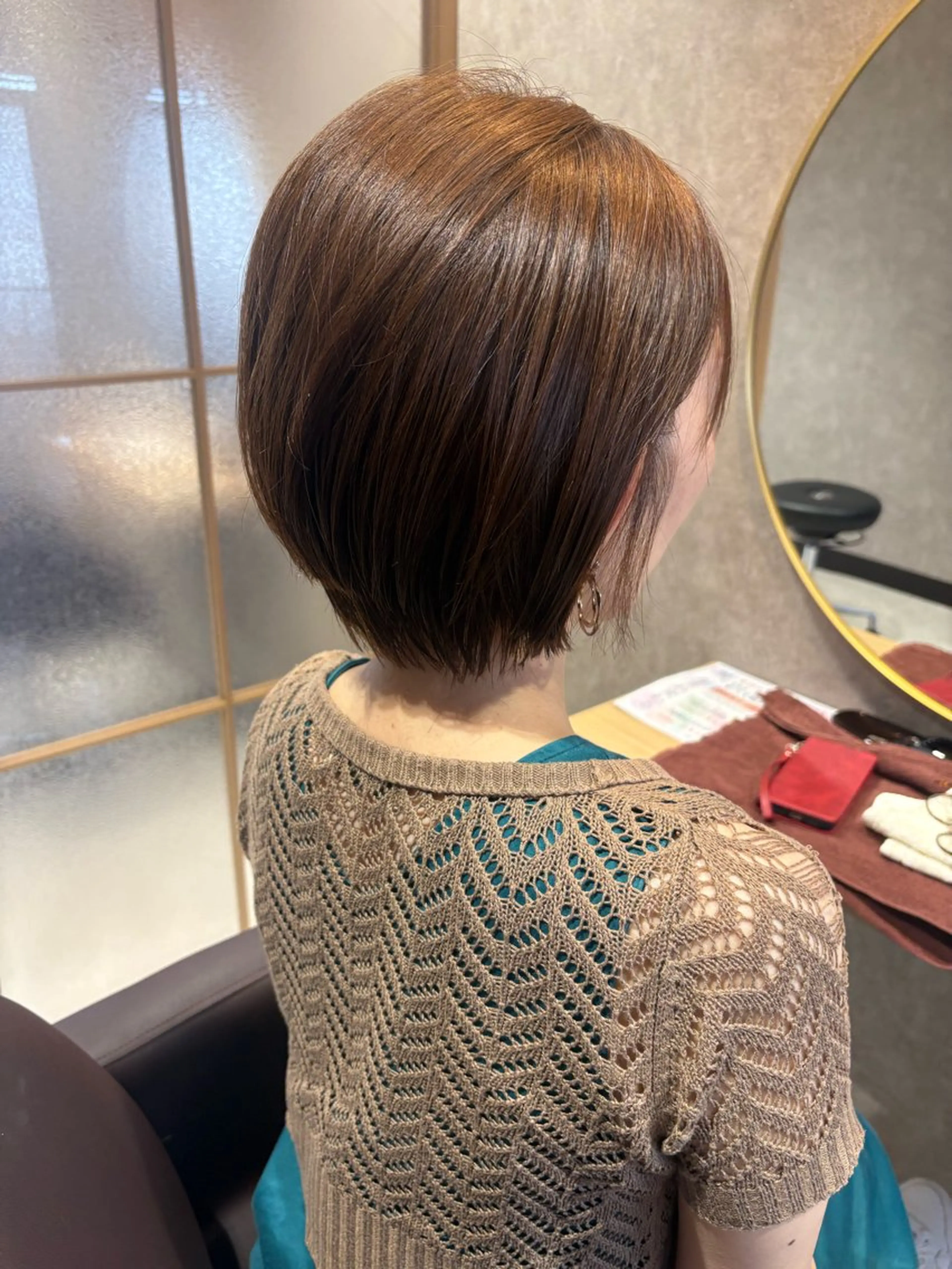 ショート ショートボブ ボブ ショートヘア 加嶋 ケイのヘアスタイル