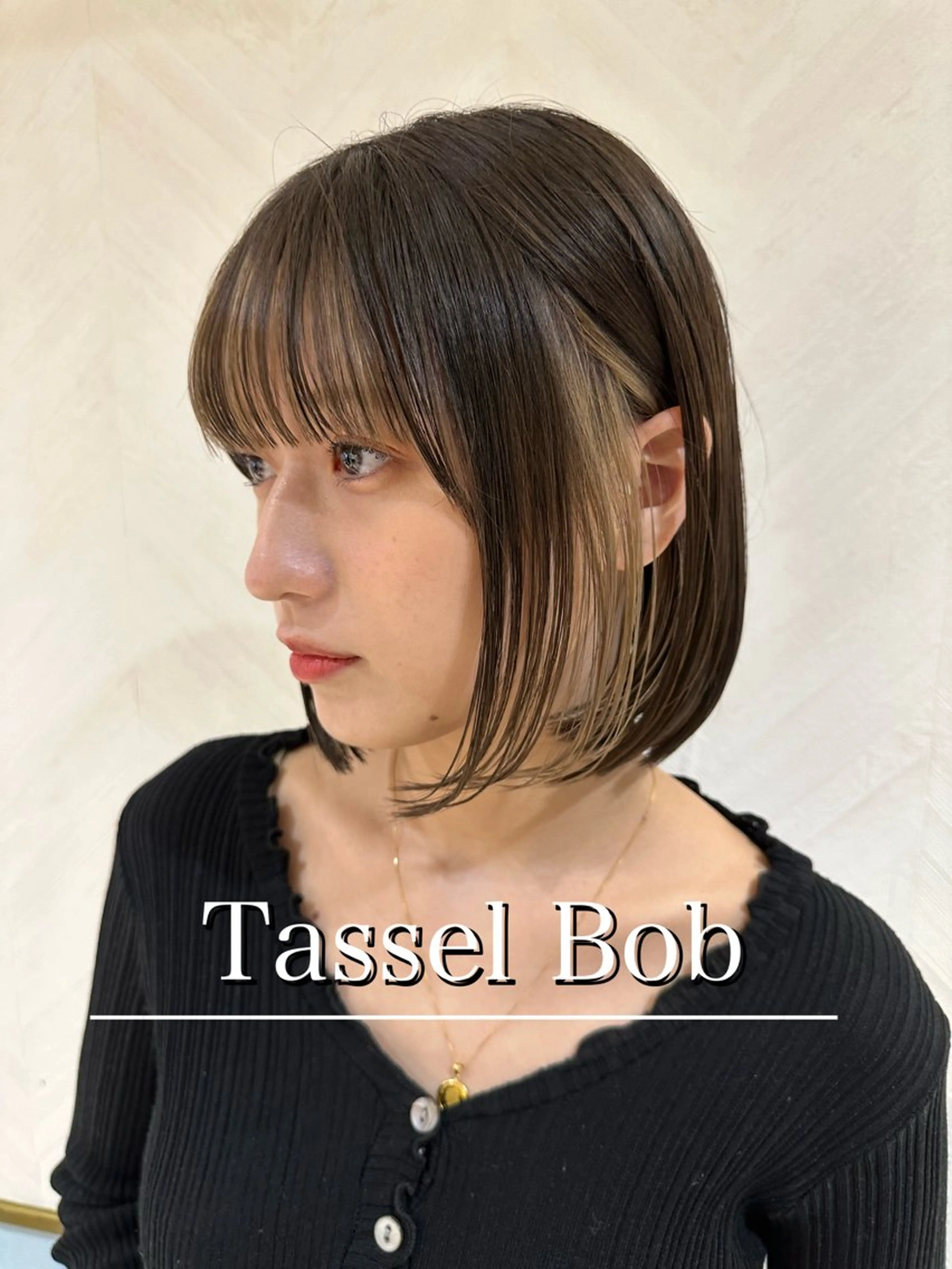 ミディアム カット ヘアカラー トリートメント ✨心斎橋髪質改善 ボブ鈴木佑弥✨のヘアスタイル