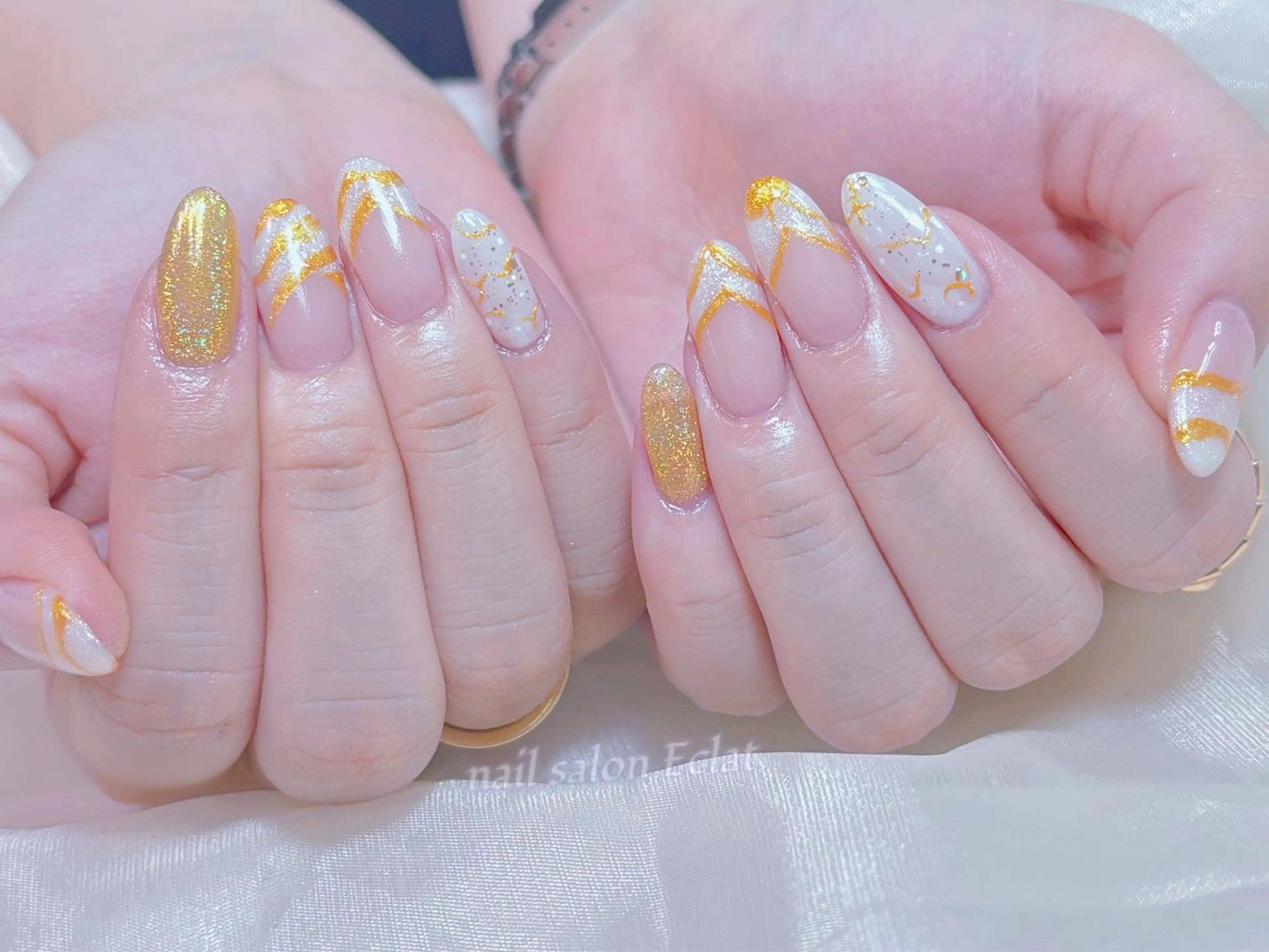 ネイル ネイルサロンエクラ 🫧Shizukaのネイルデザイン