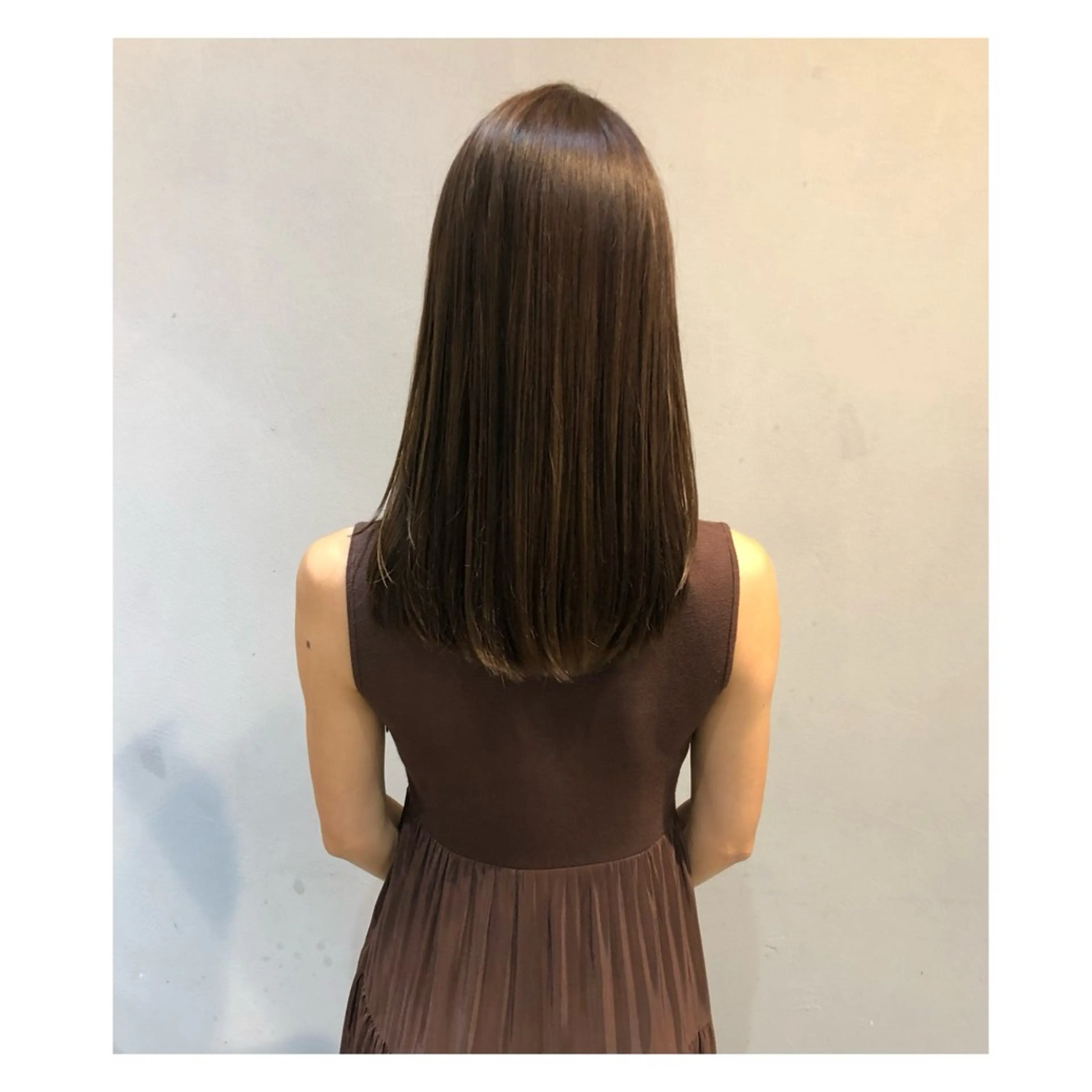 セミロング カラー ヘアアレンジ カット ヘアカラー トリートメント a'threem【アズリーム】所属・湯浅 直樹のヘアスタイル