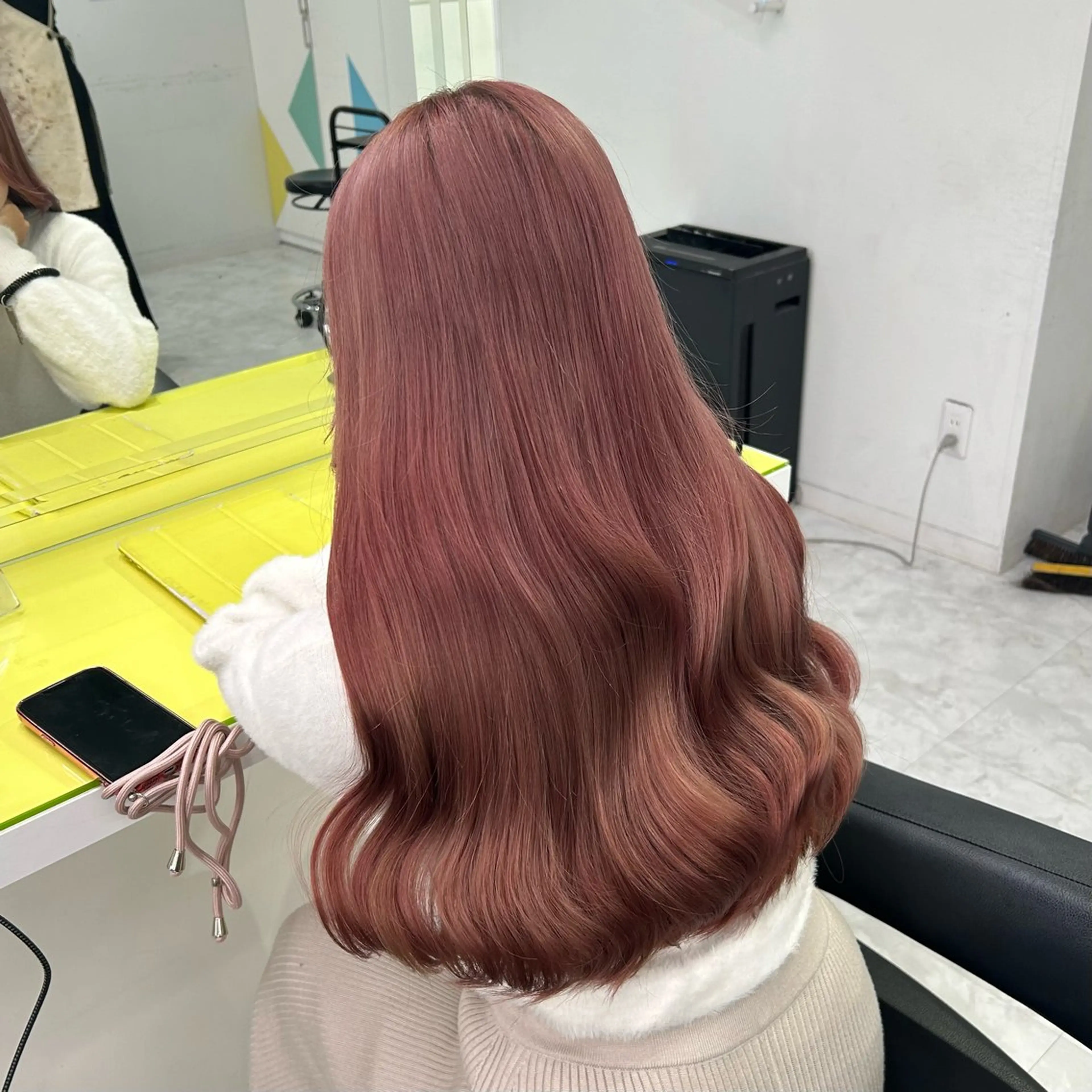 ロング ヘアカラー ヘッドスパ ヘアセット Miwa🤍ダメージ レスカラー特化🦢のヘアスタイル
