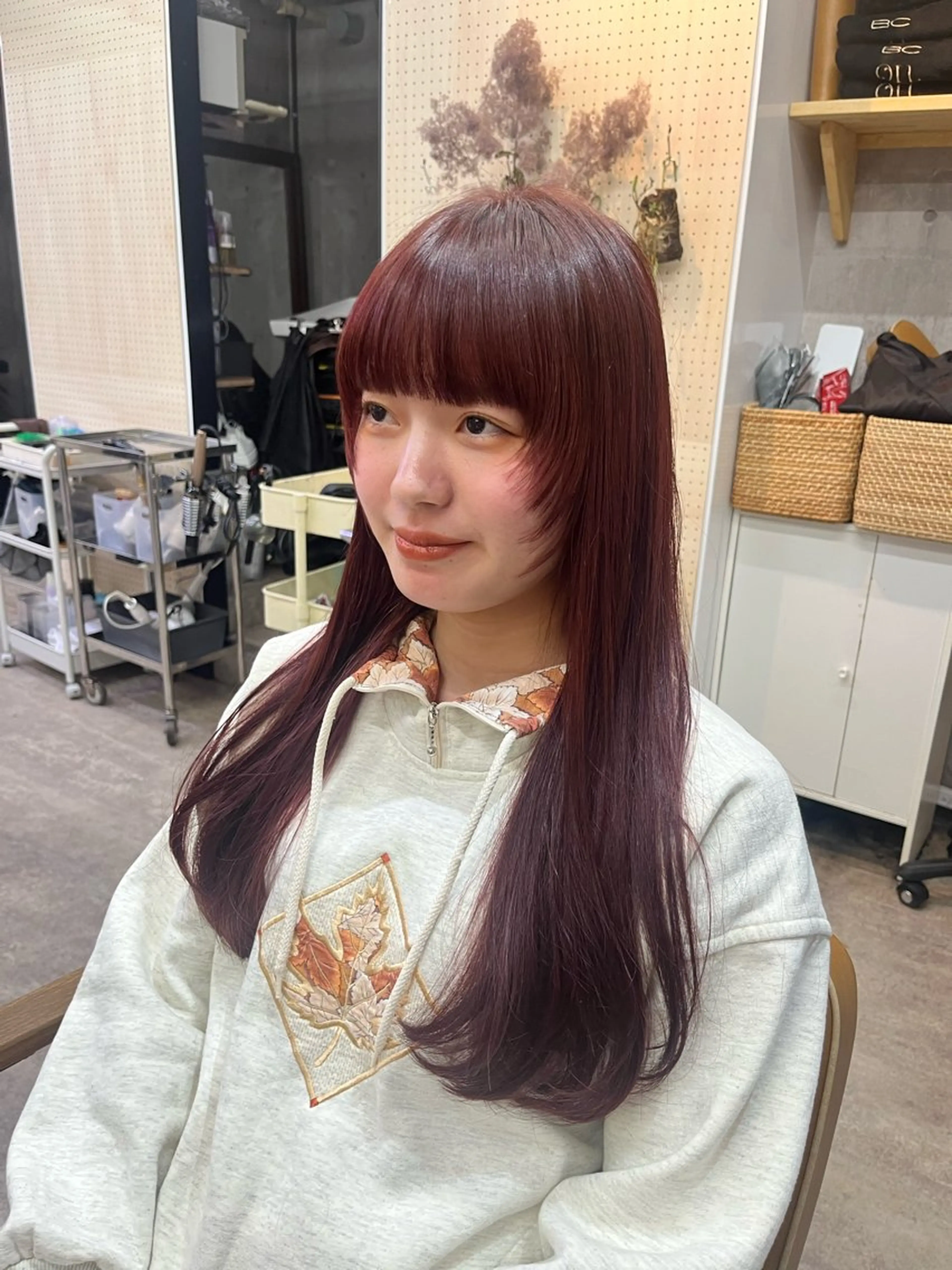 ロング カラー ベージュカラー ブリーチ ケアブリーチ 透明感カラー ダブルカラー SALT WATER所属・🫐 𝐌𝐚𝐨 🫐ボブモデル募集のヘアスタイル