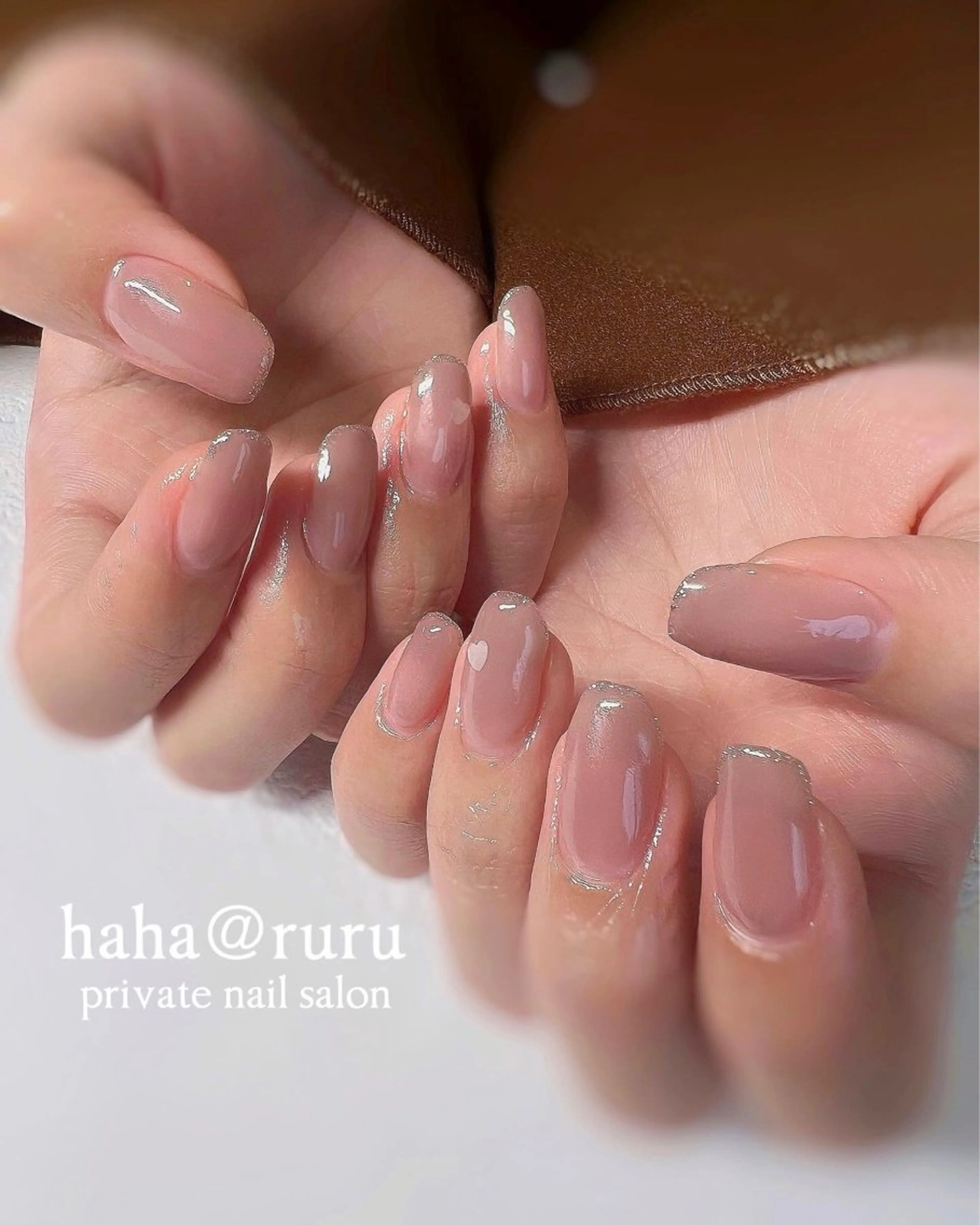 ネイル フラッシュネイル フレンチネイル ピンク haha@ ruruのネイルデザイン