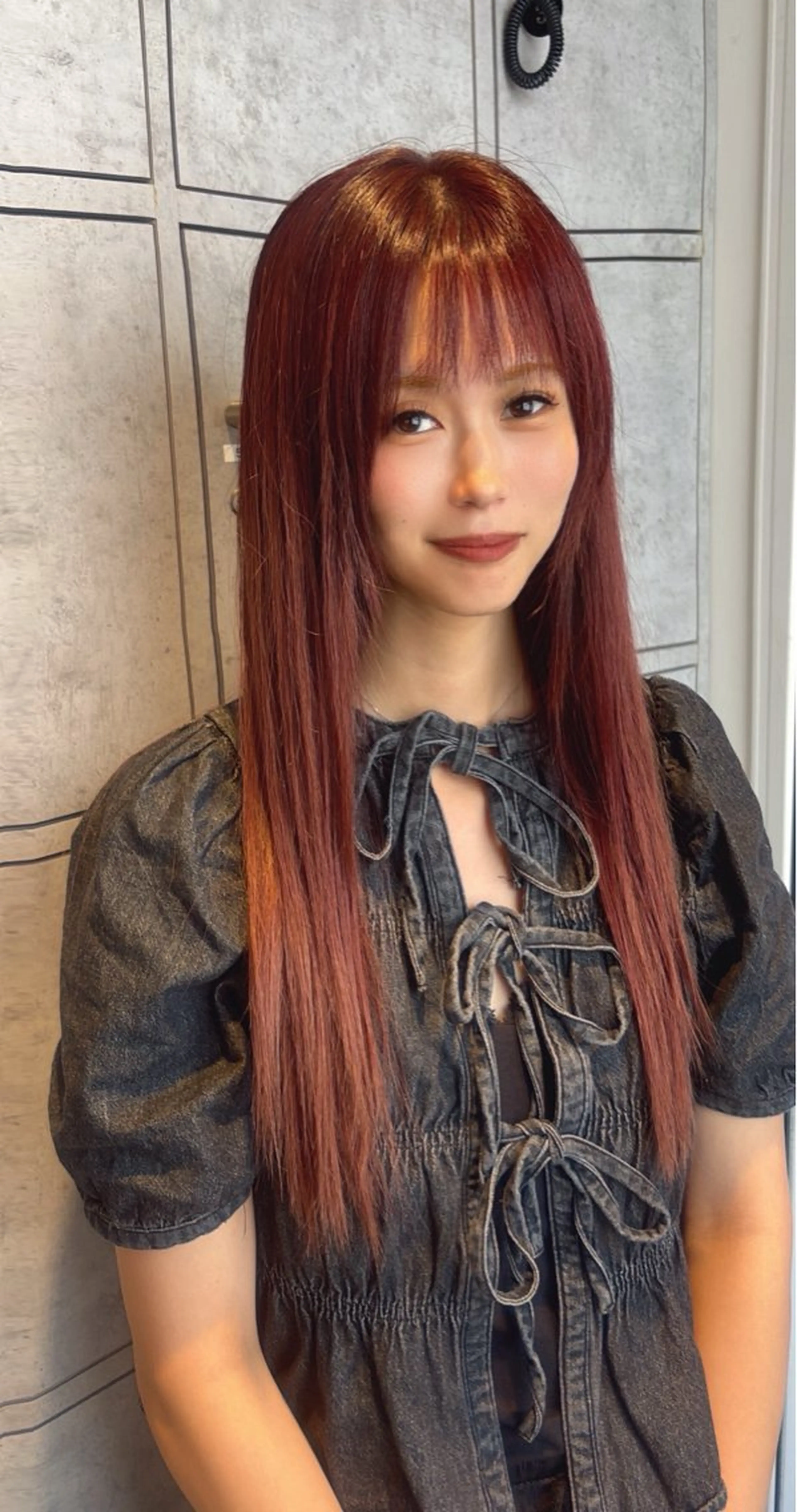 セミロング ヘアカラー トリートメント ayumi .のヘアスタイル