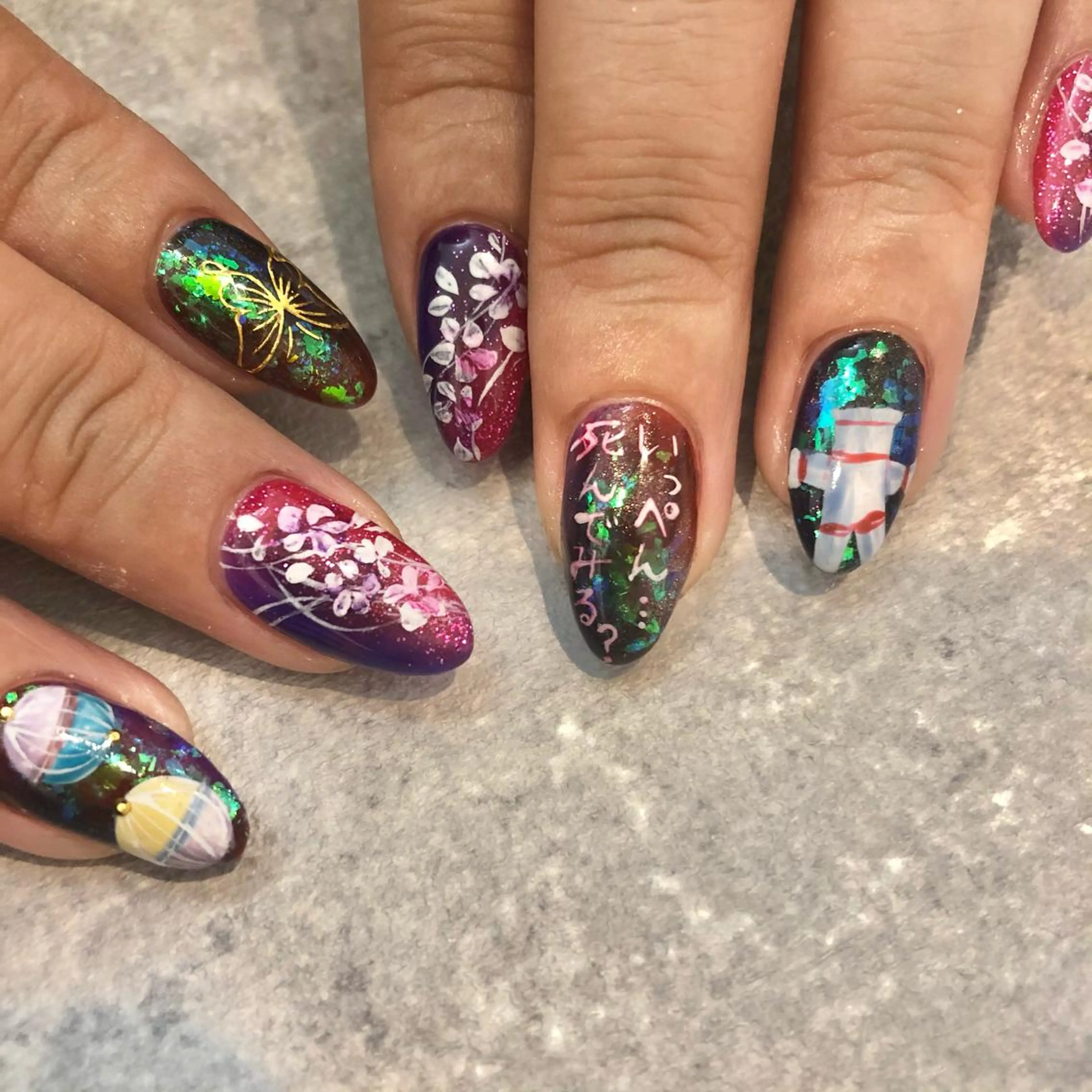 ネイル アートネイル ハンドネイル syuri nailのネイルデザイン