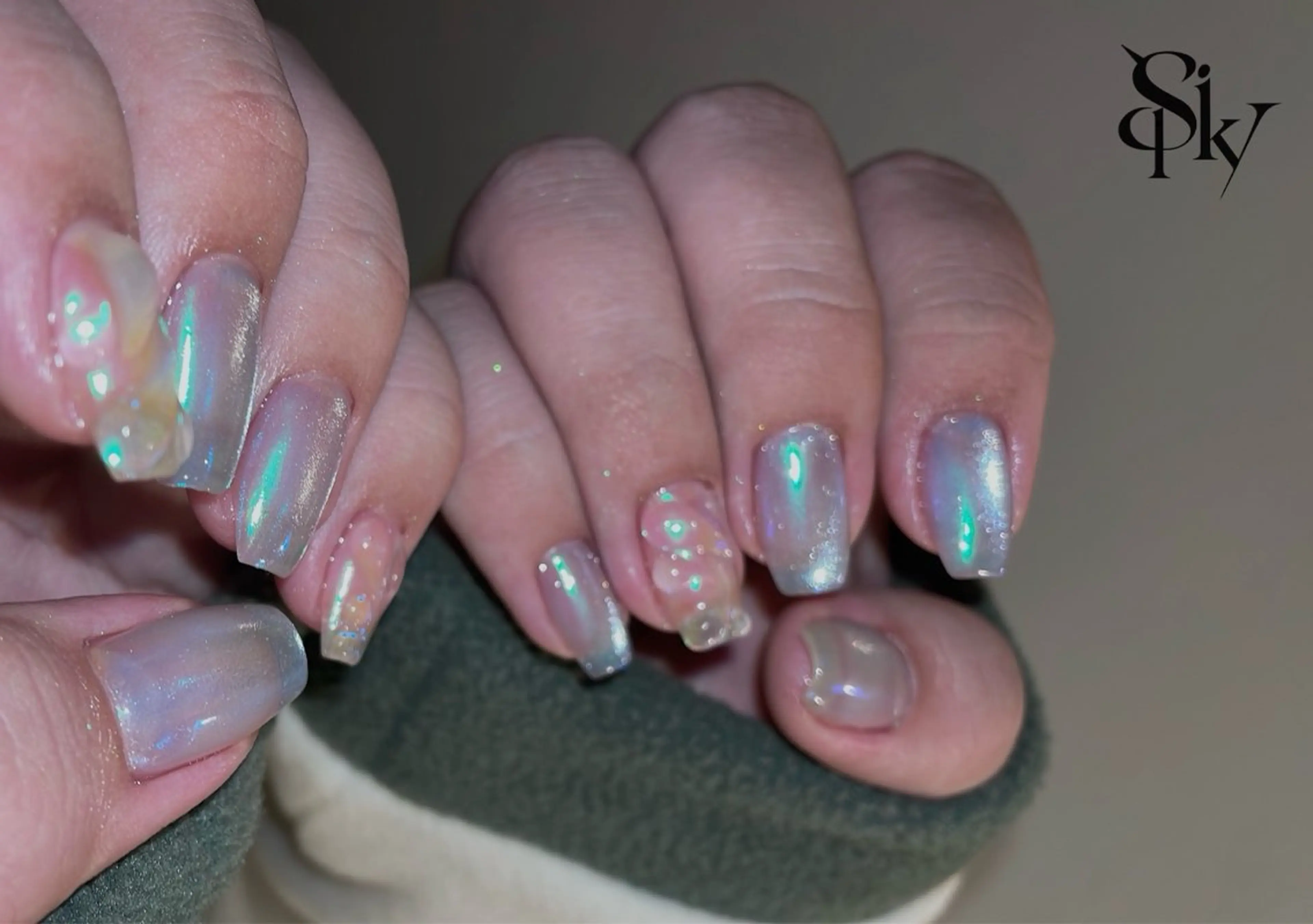 ネイル ハンドネイル Spiky とうげ ふうかのネイルデザイン