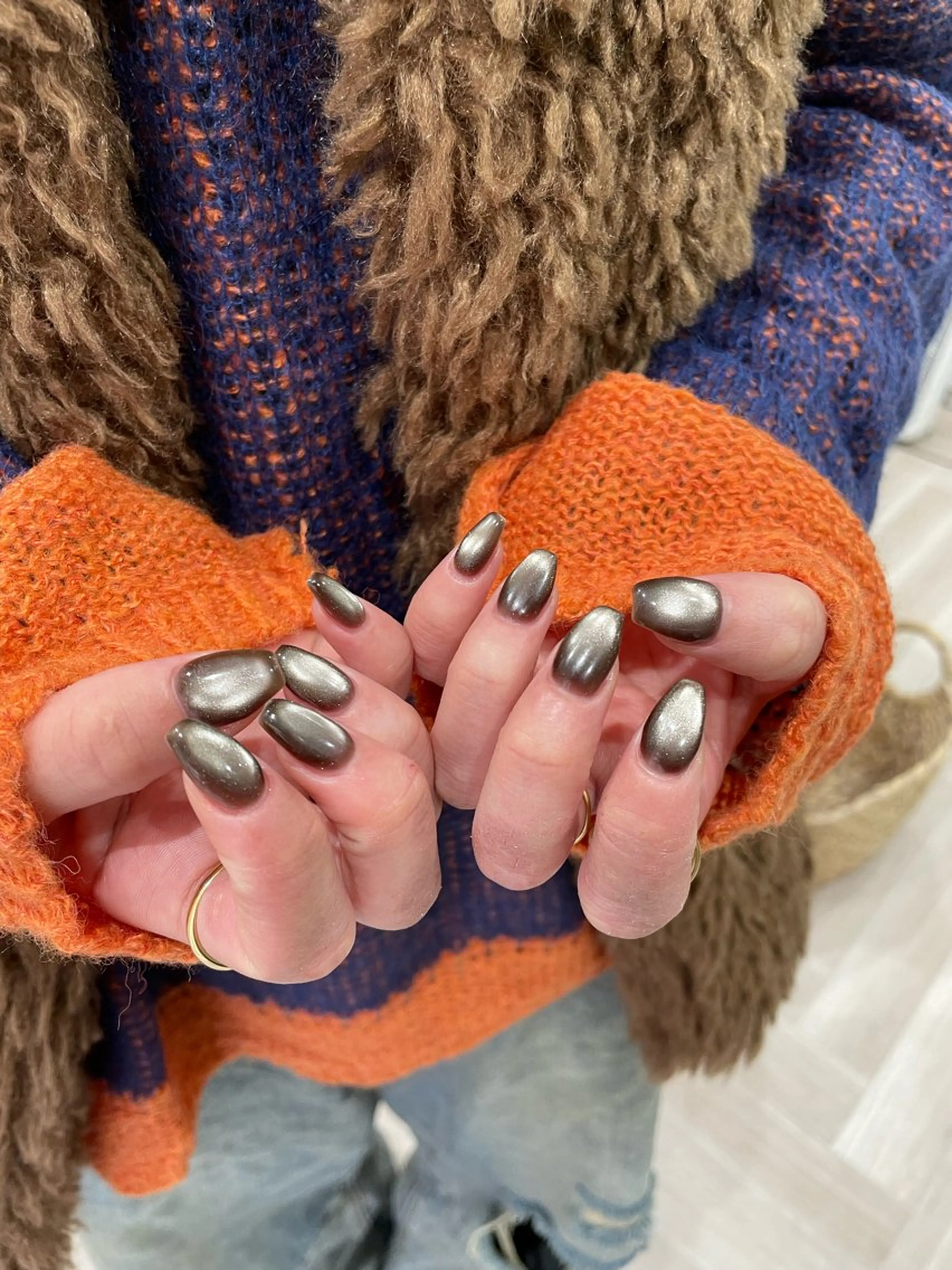 ネイル マグネットネイル ハンドネイル Ricnail☾ ayanoのネイルデザイン