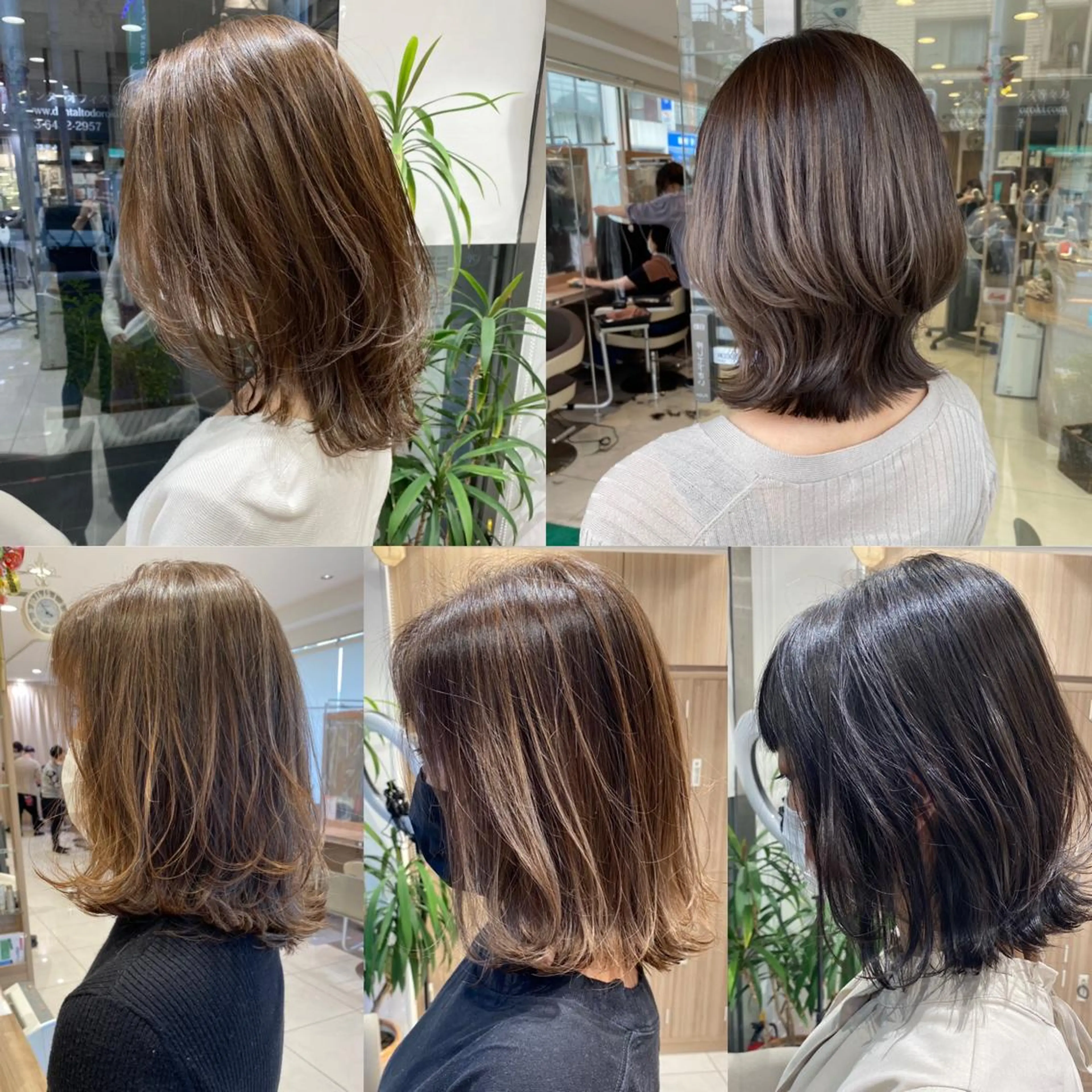 ミディアム レイヤーカット 白髪染め特化美容師 /寺内紳悟のヘアスタイル