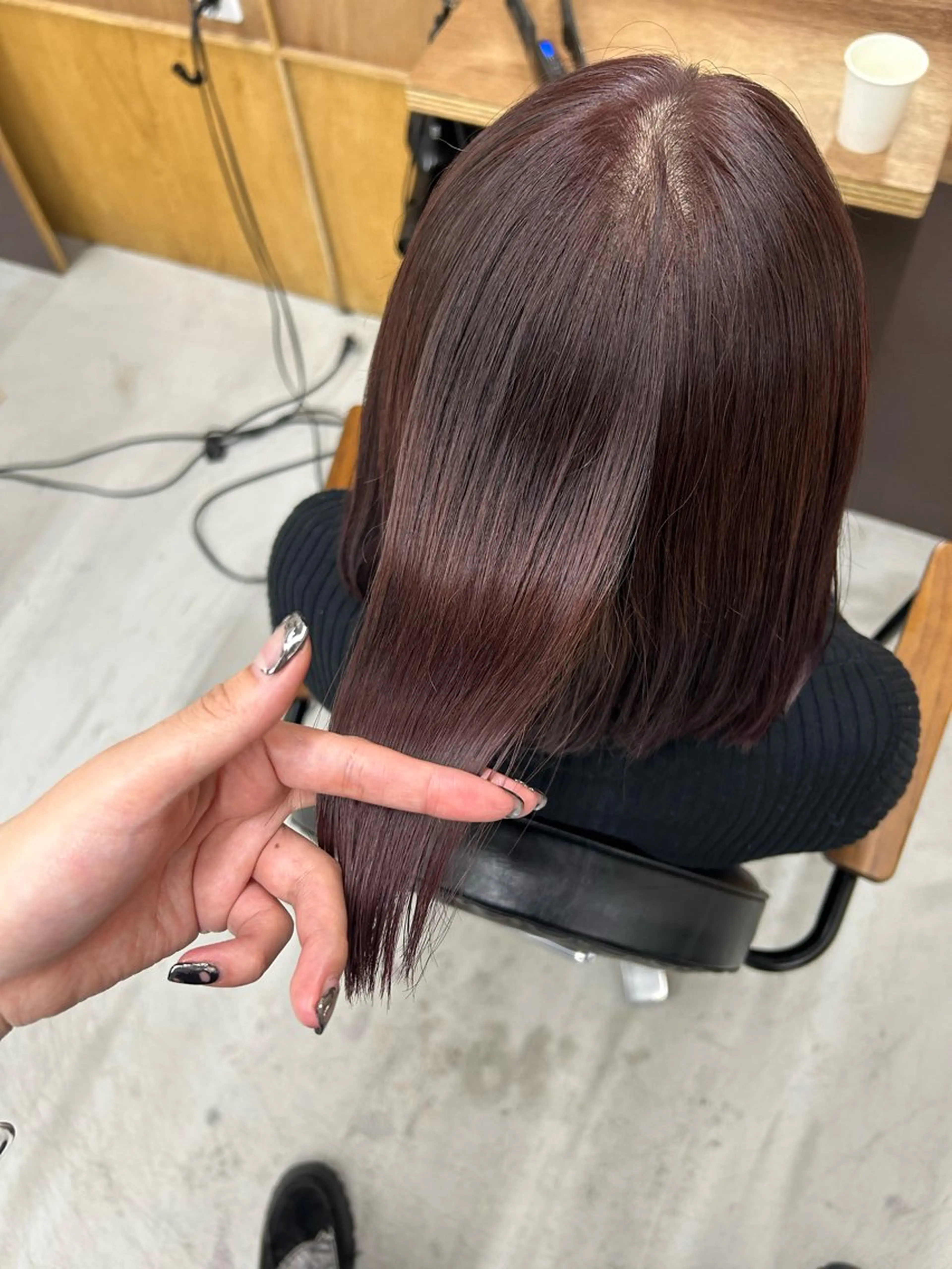 ショート カラー pele 梅田所属・PELEハイトーン shinobuのヘアスタイル