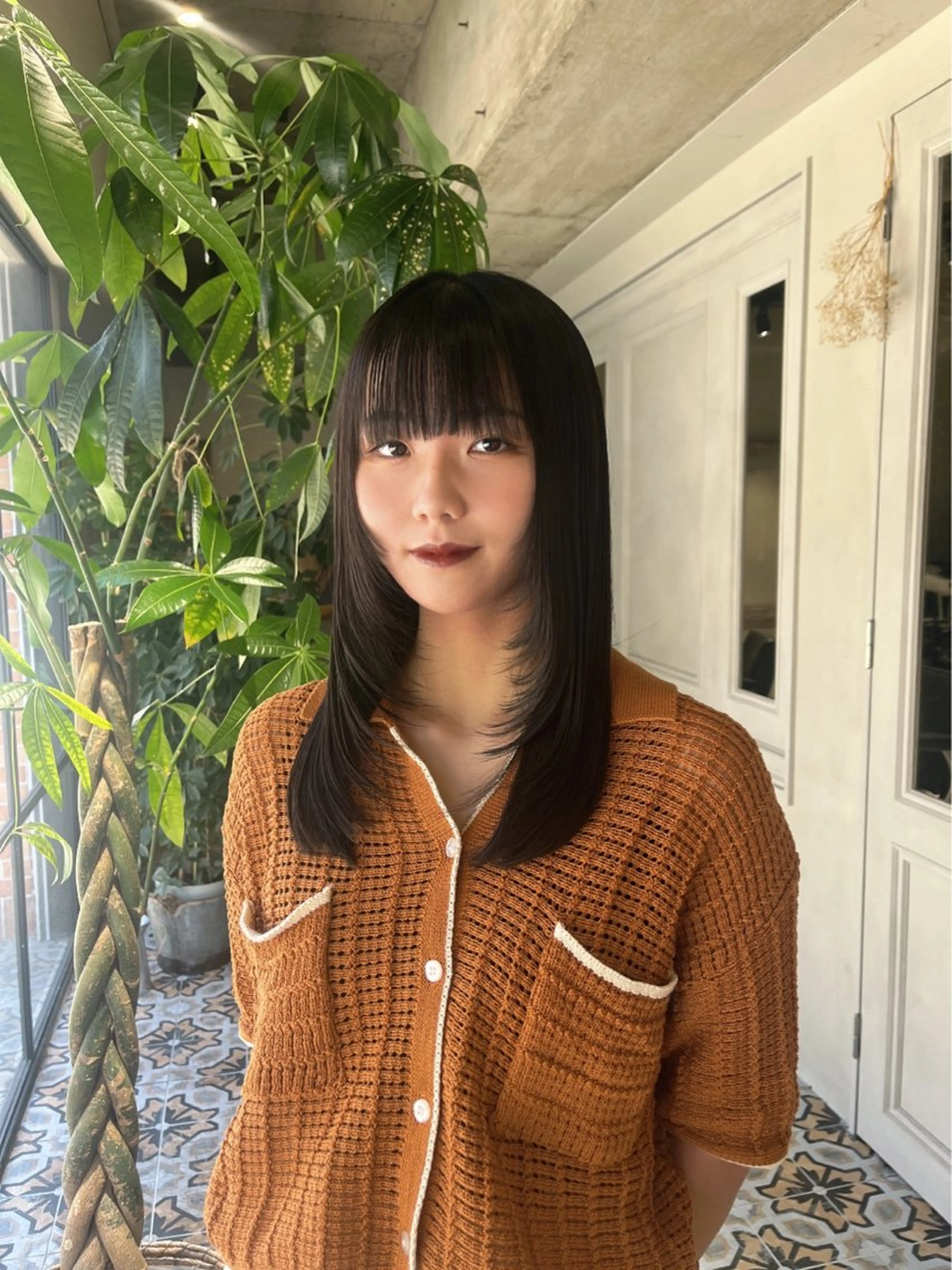 セミロング カット TaNa. EMINA💖のヘアスタイル