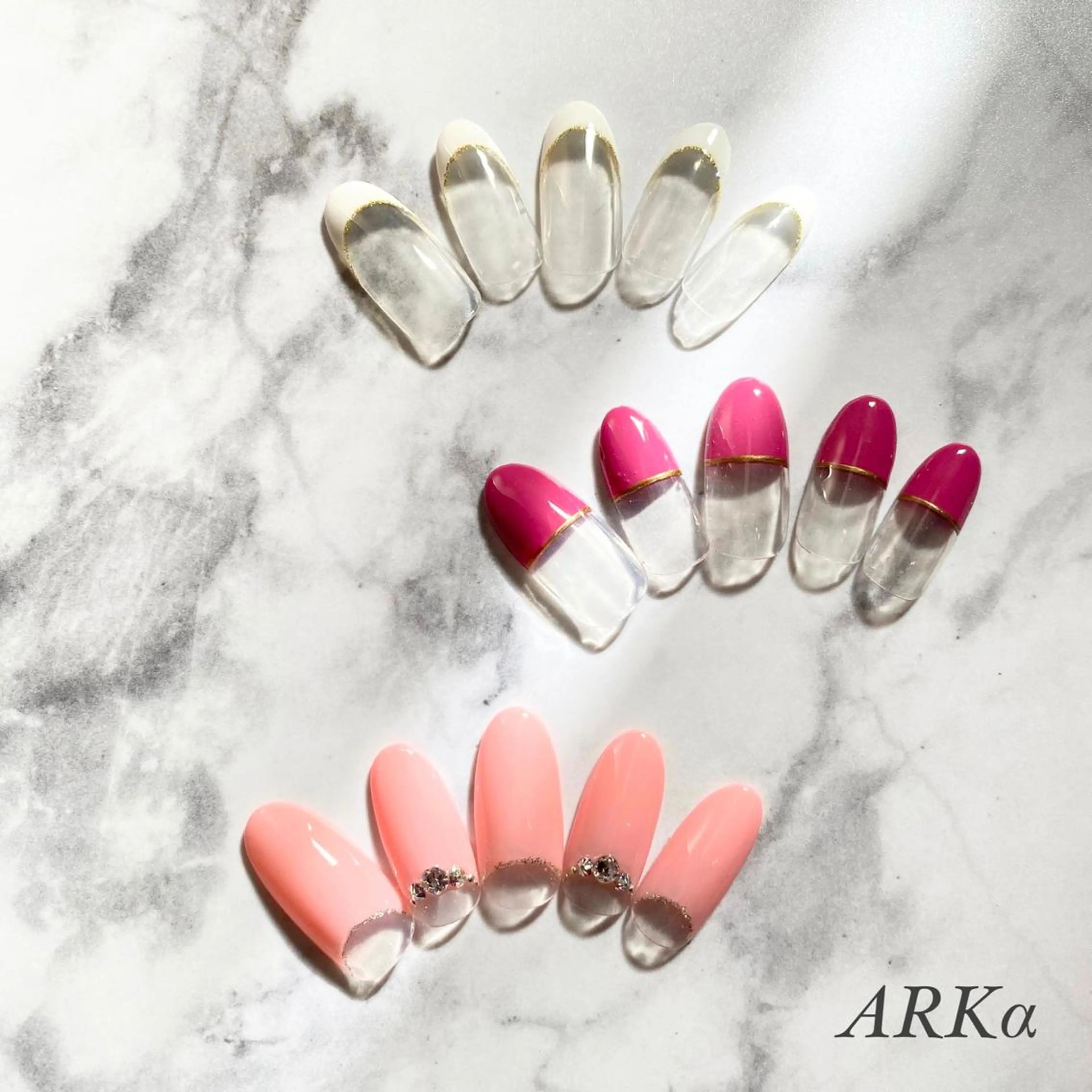 ［ジェル］ハンドフレンチネイル💅☆初回ジェルオフ無料☆アート別の写真
