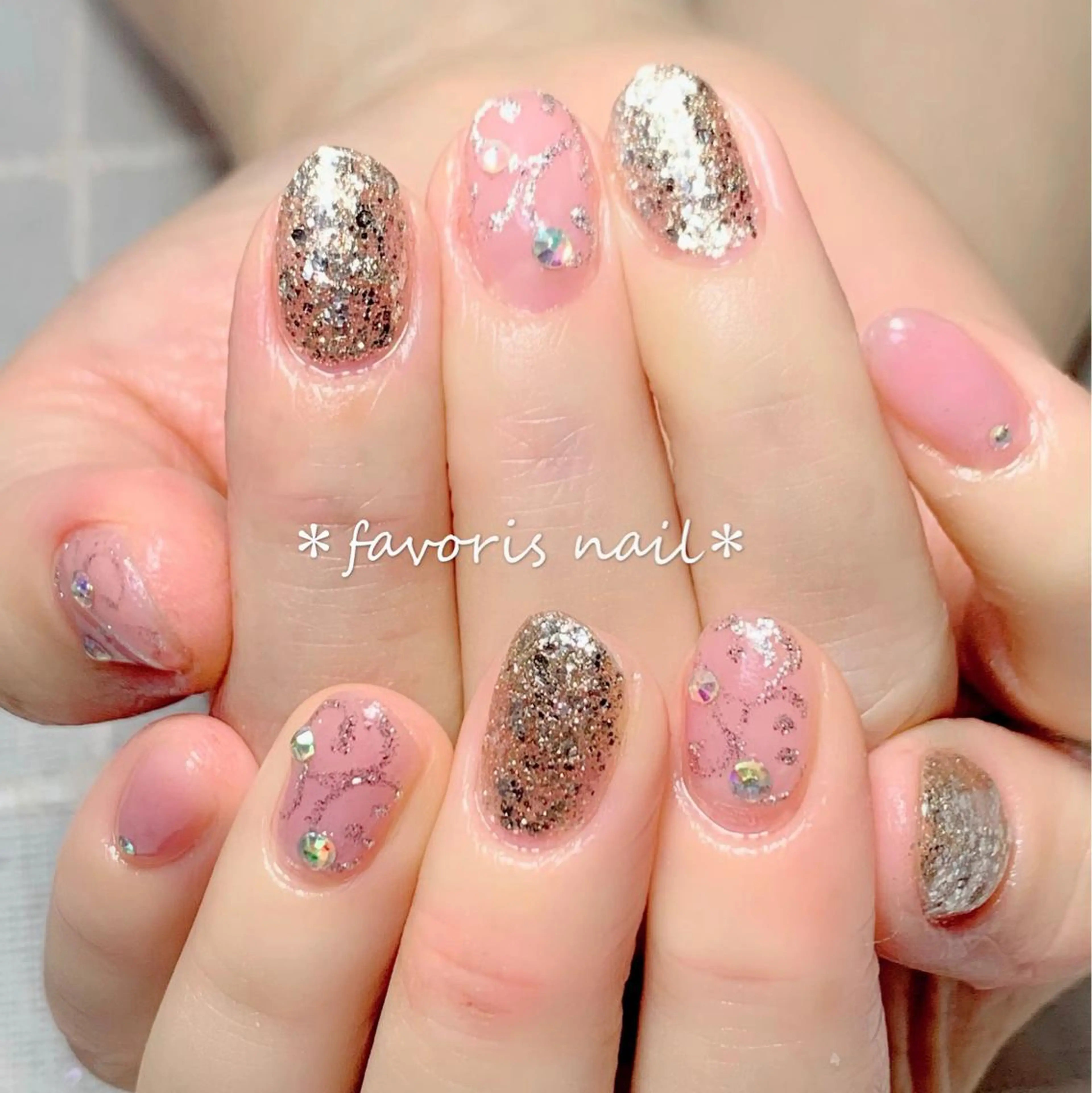 ネイル ハンドネイル favoris nail🌼のネイルデザイン