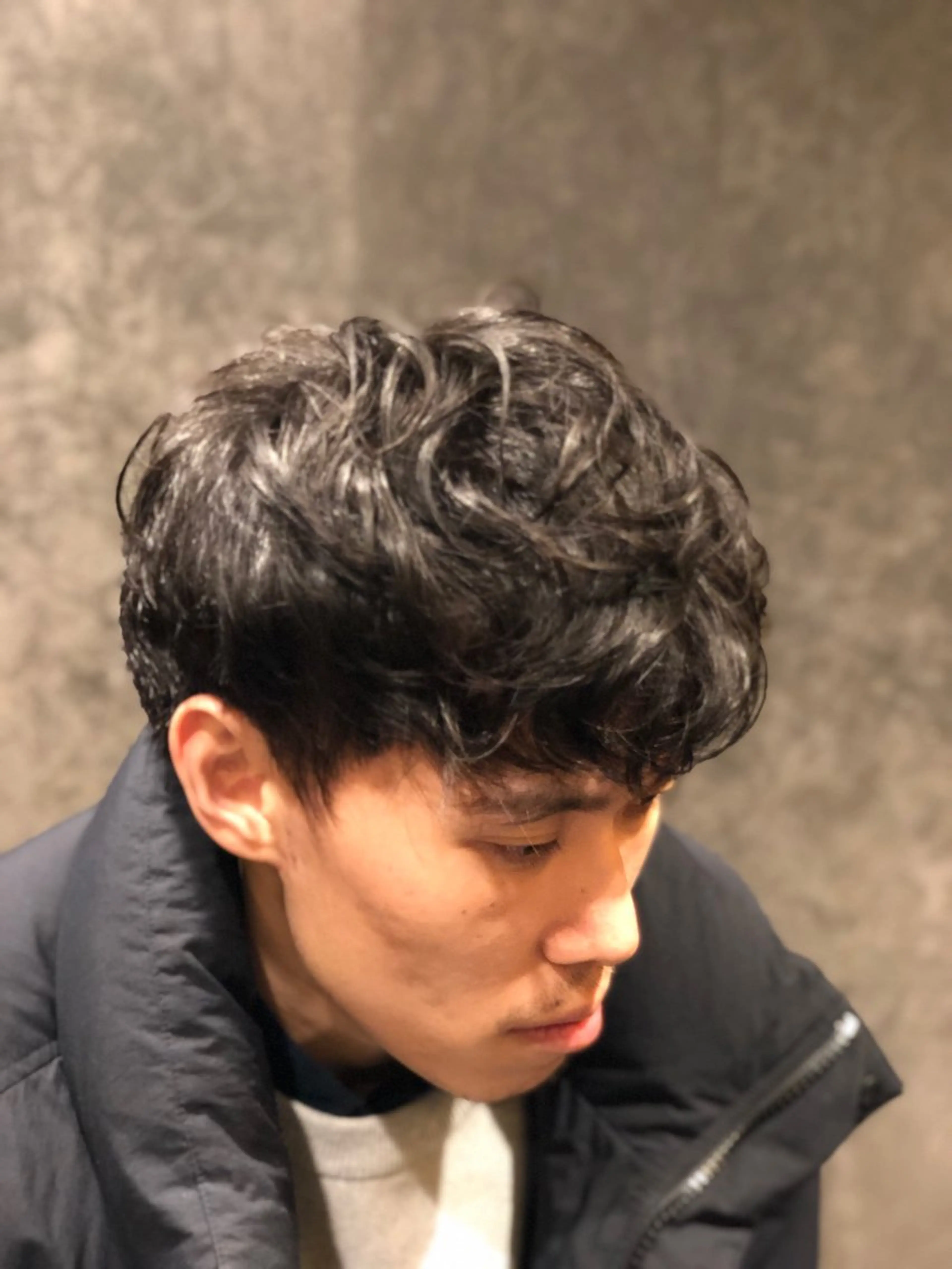 ショート パーマ メンズ ヒロ銀座所属・横浜 ヒロ銀座　米村克麻のヘアスタイル