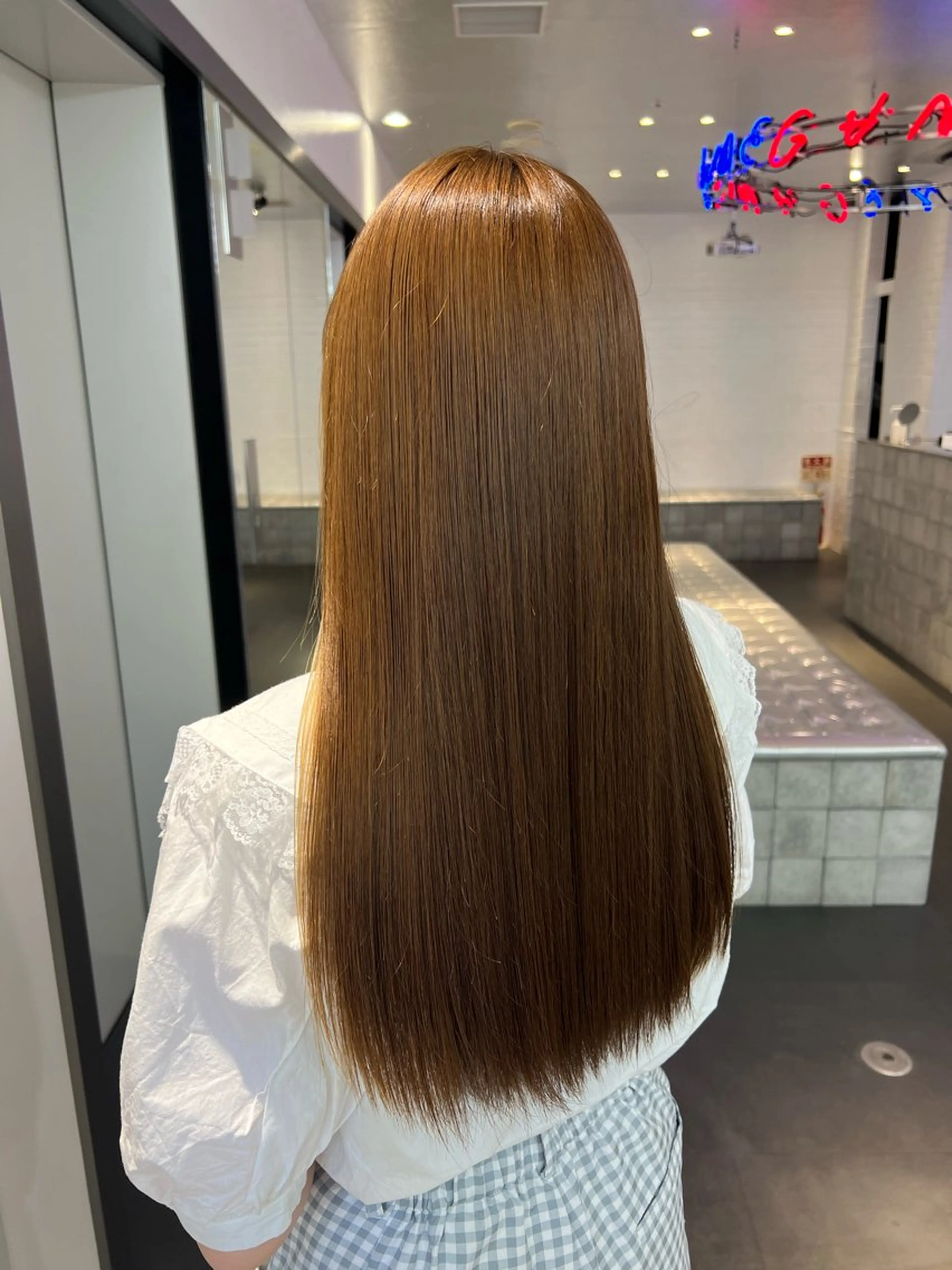 カラー mile所属・mile ちなつのヘアスタイル