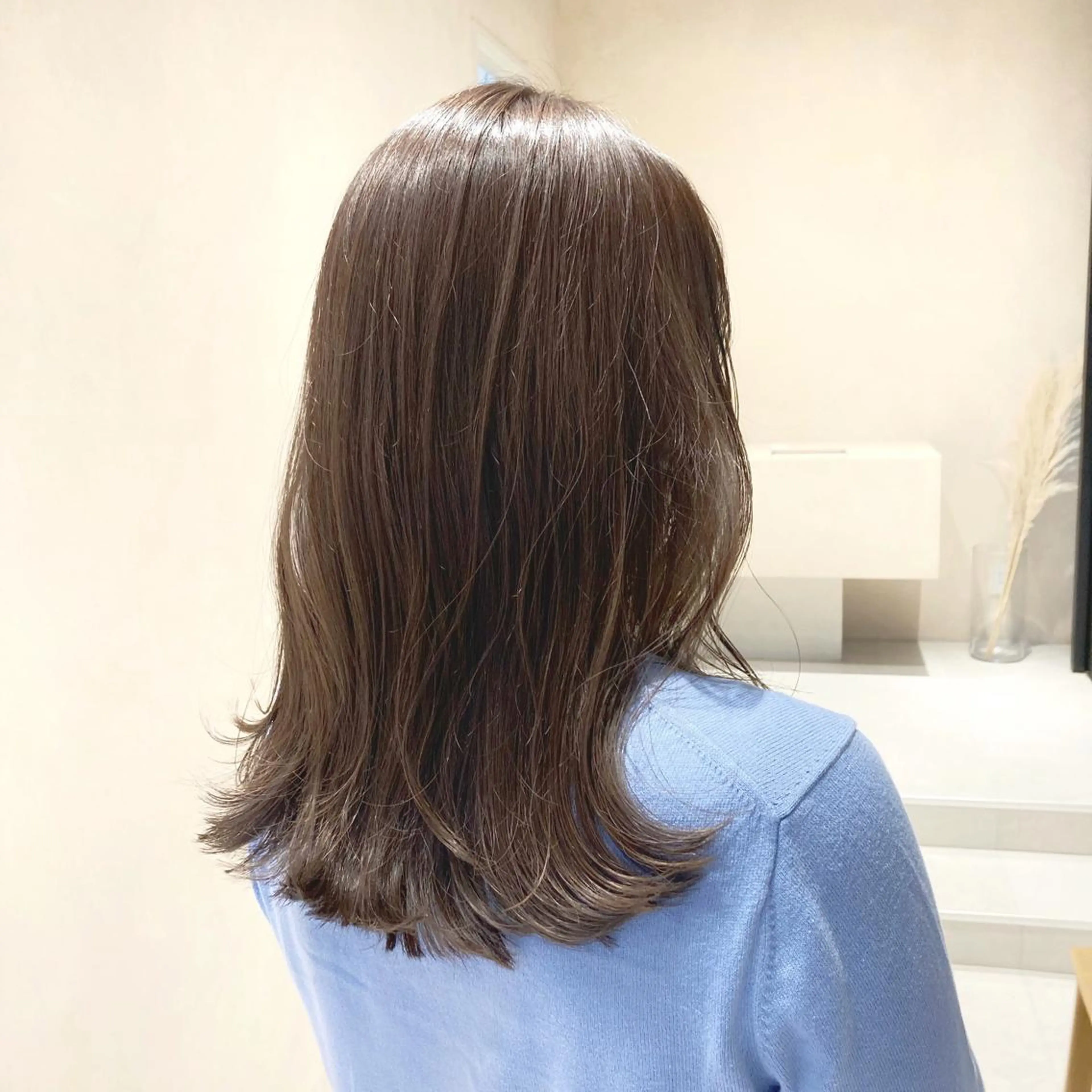ミディアム カラー 透明感カラー グレージュ TONE所属・MURANAKA RYOのヘアスタイル