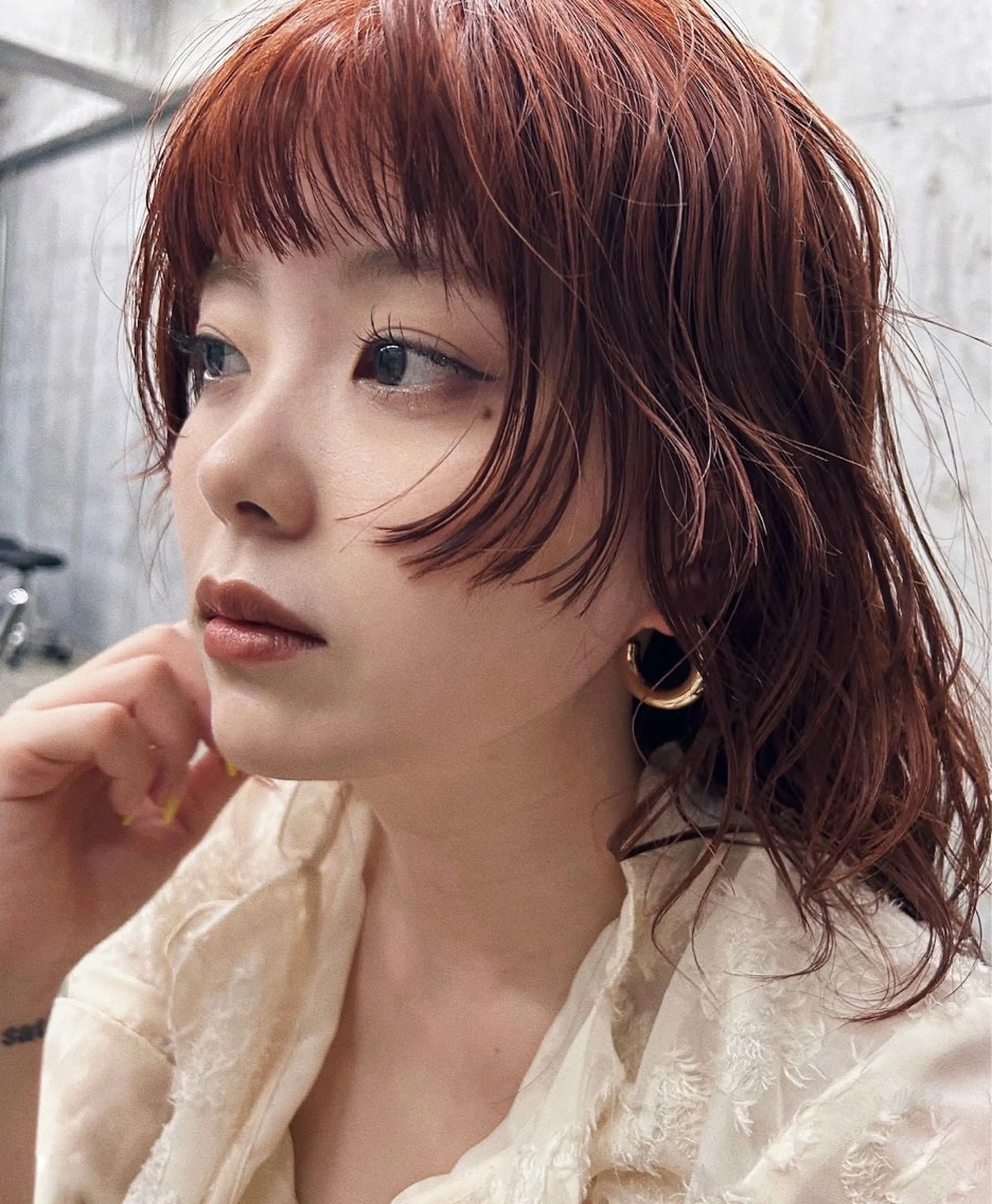 ミディアム sano rikitoのヘアスタイル