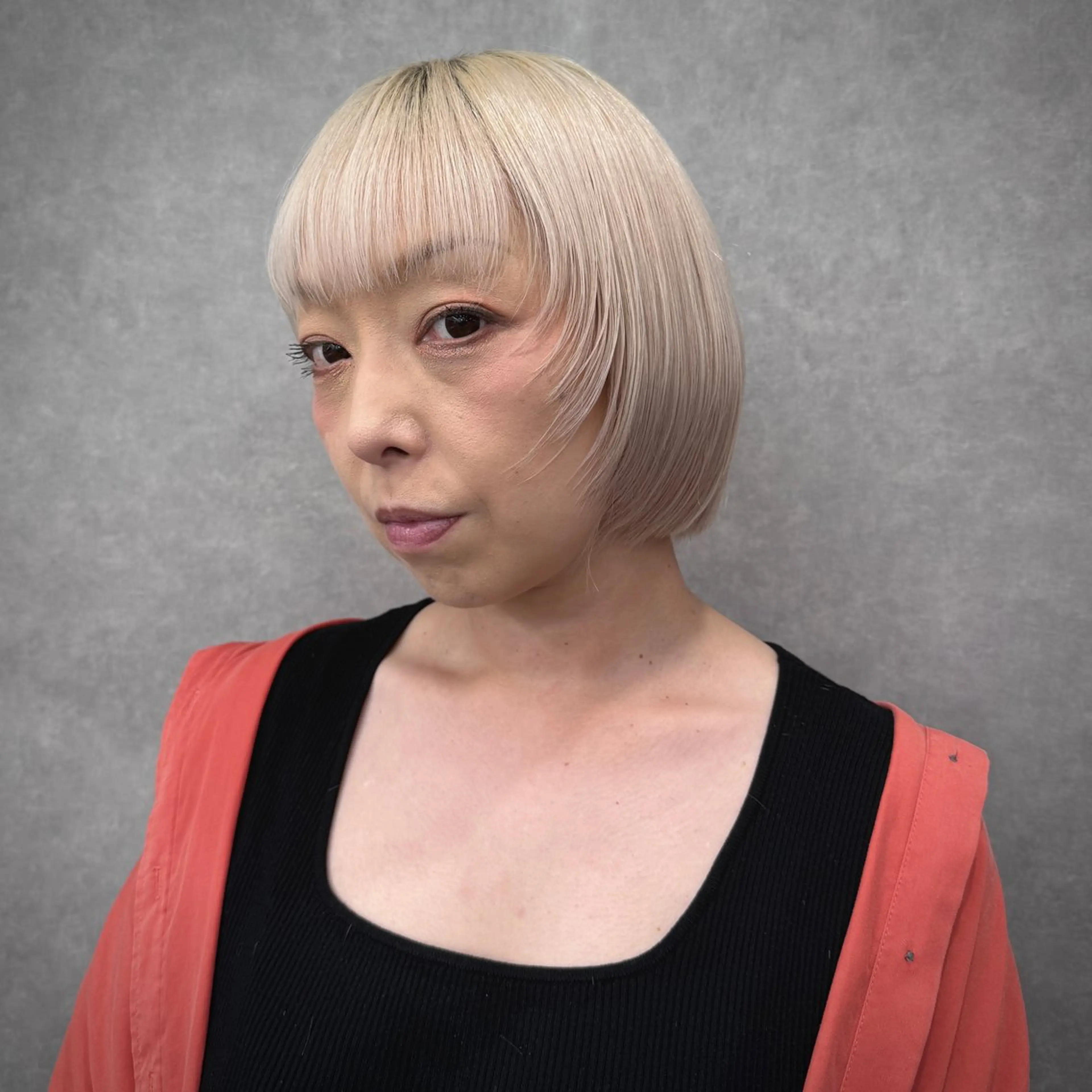 【レディースカット】ボブ練習モデルの写真