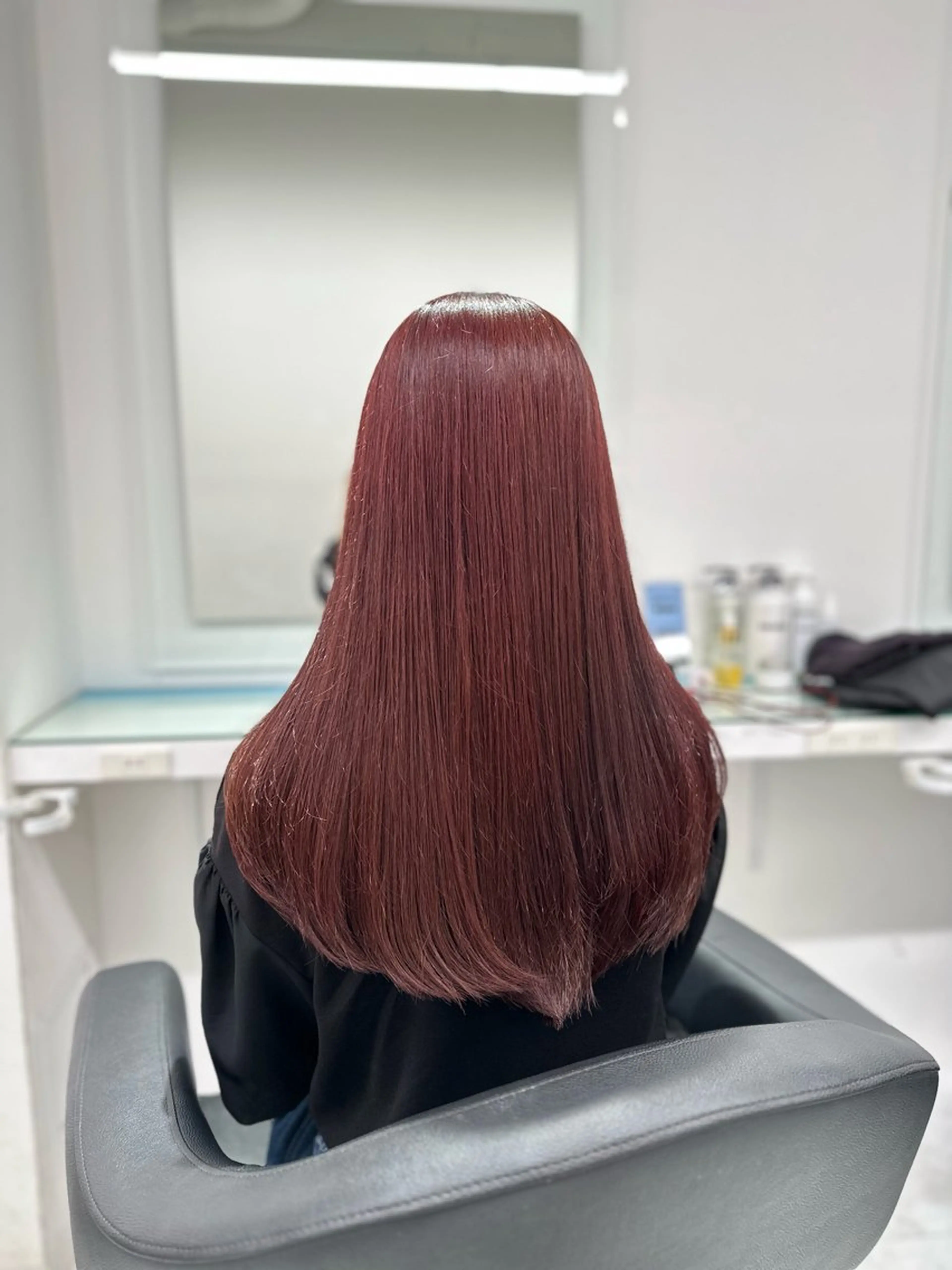 ロング カラー ヘアカラー トリートメント ヘッドスパ ヘアセット ❄最強かわいいカラー ❄️MINA❄️のヘアスタイル