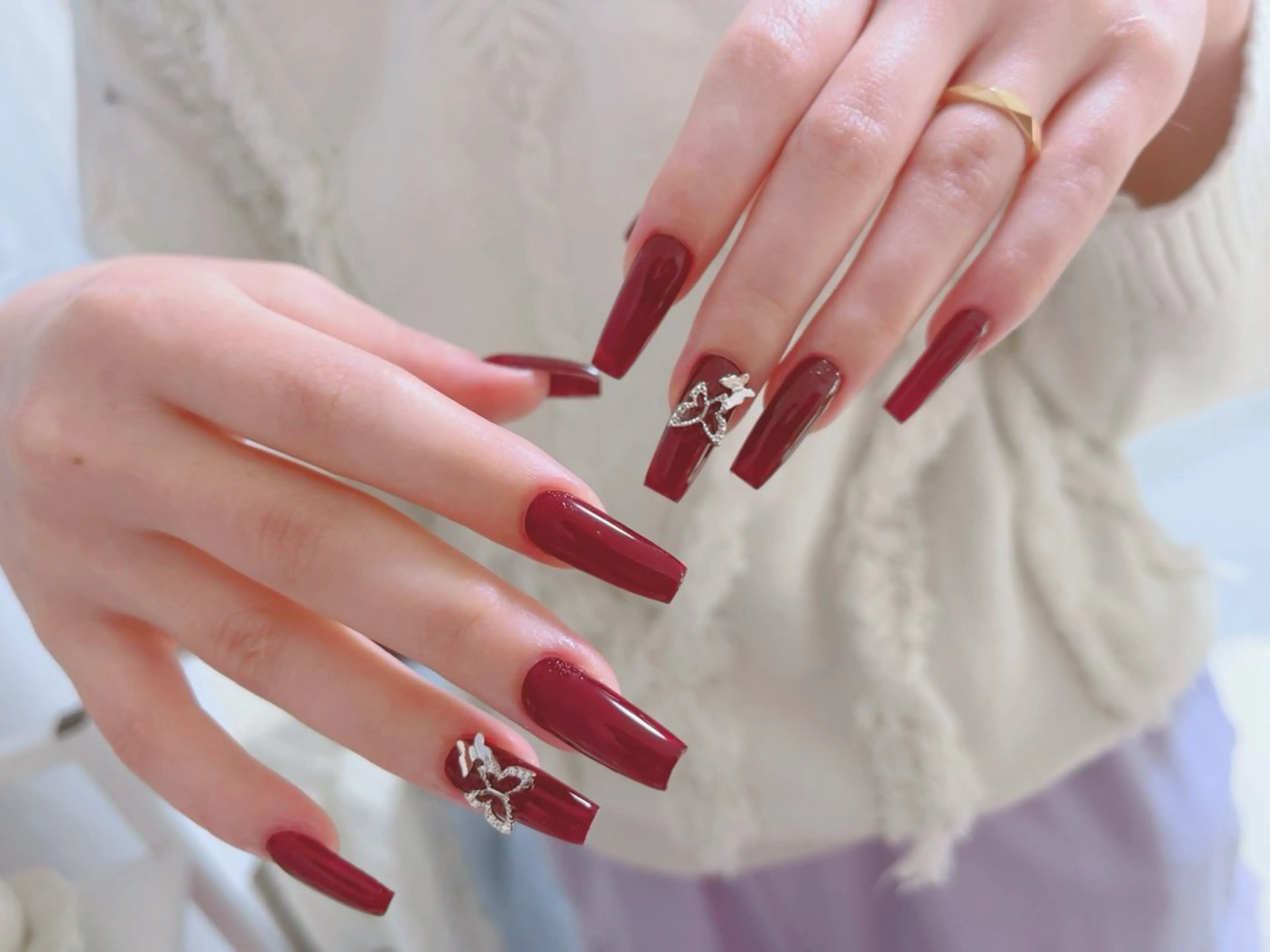 ネイル ハンドネイル 長出し専門店🎀 HARO💕Nailのネイルデザイン