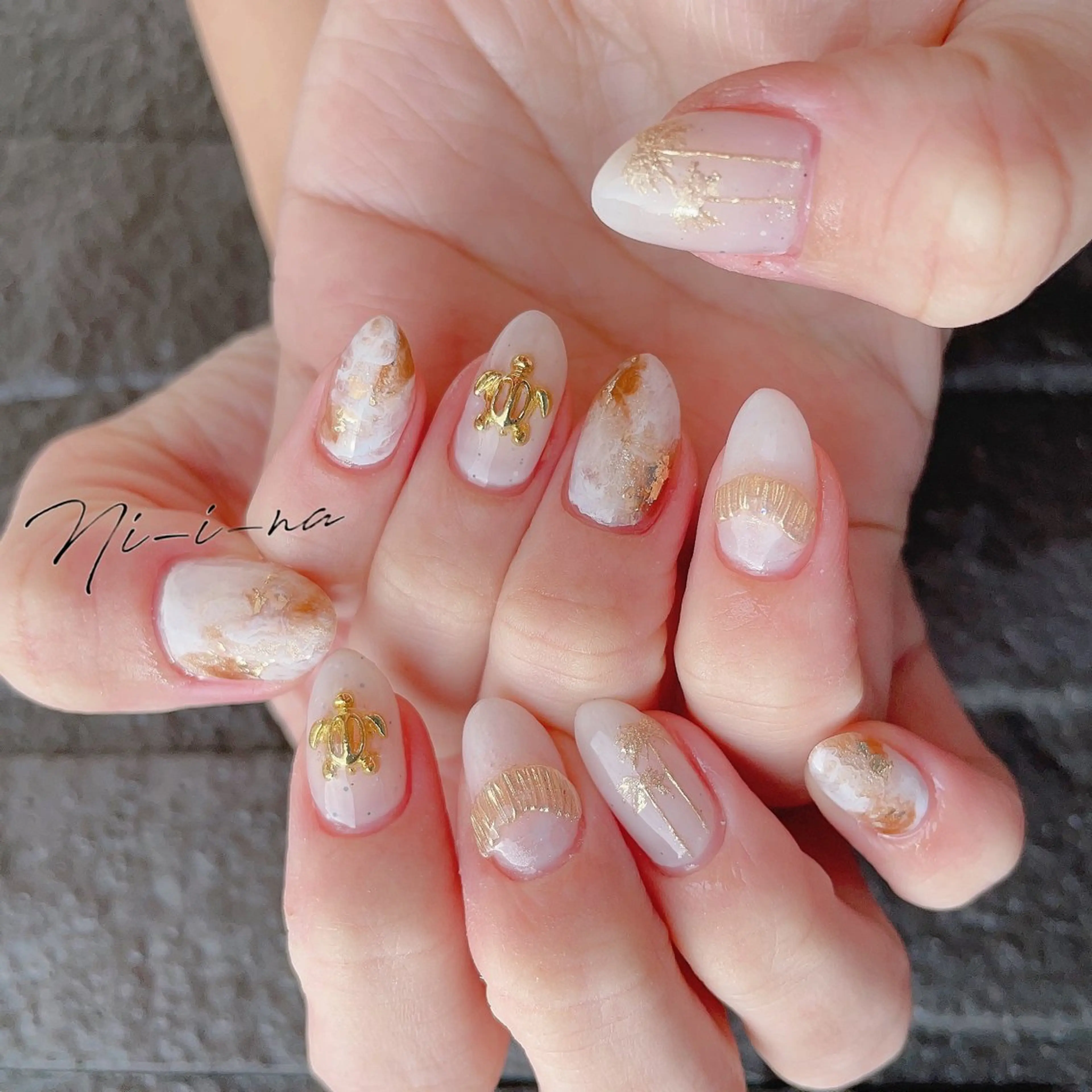 ネイル ハンドネイル nail salon Ni-i-naのネイルデザイン