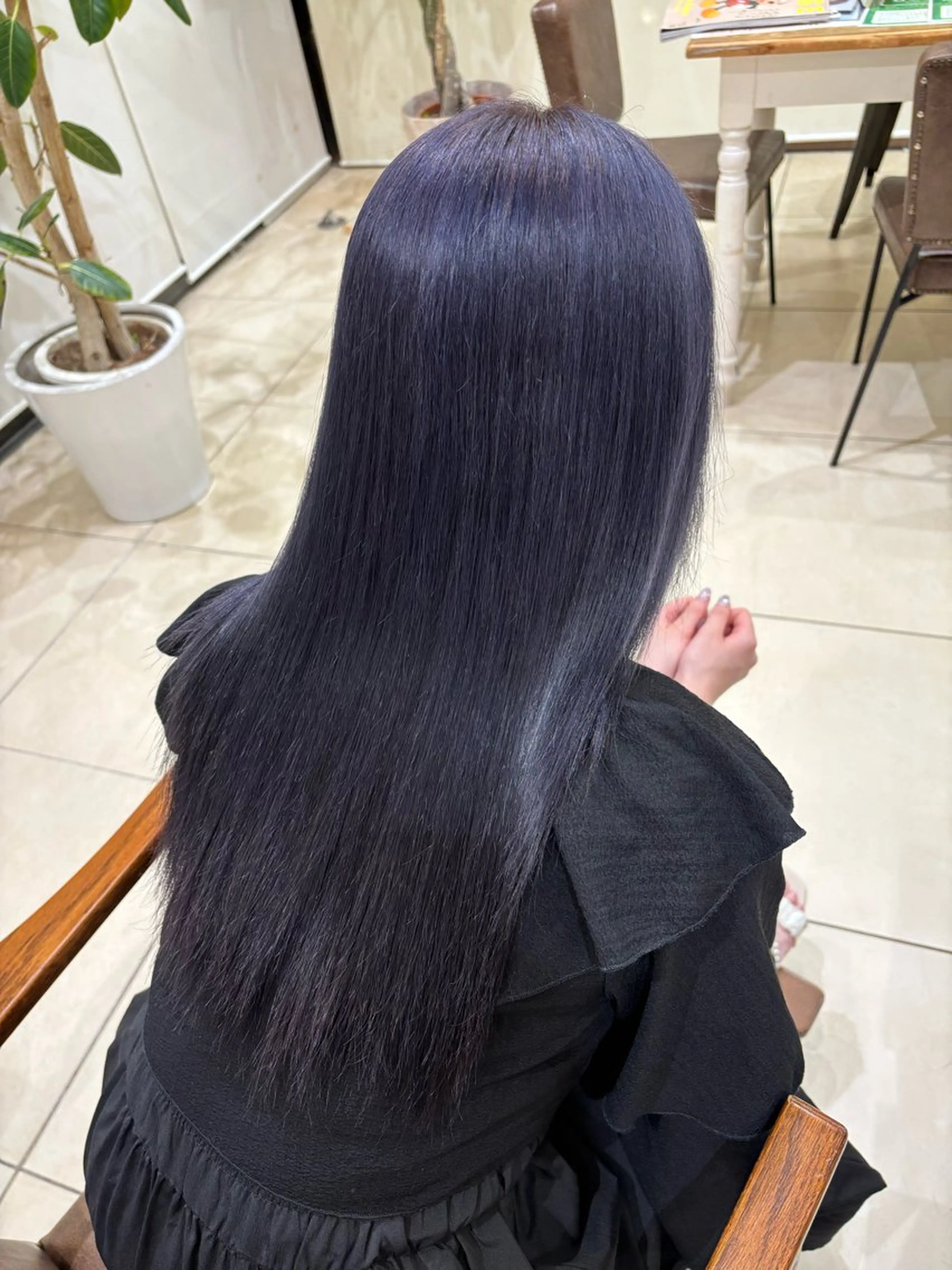 ロング 福川 優月のヘアスタイル