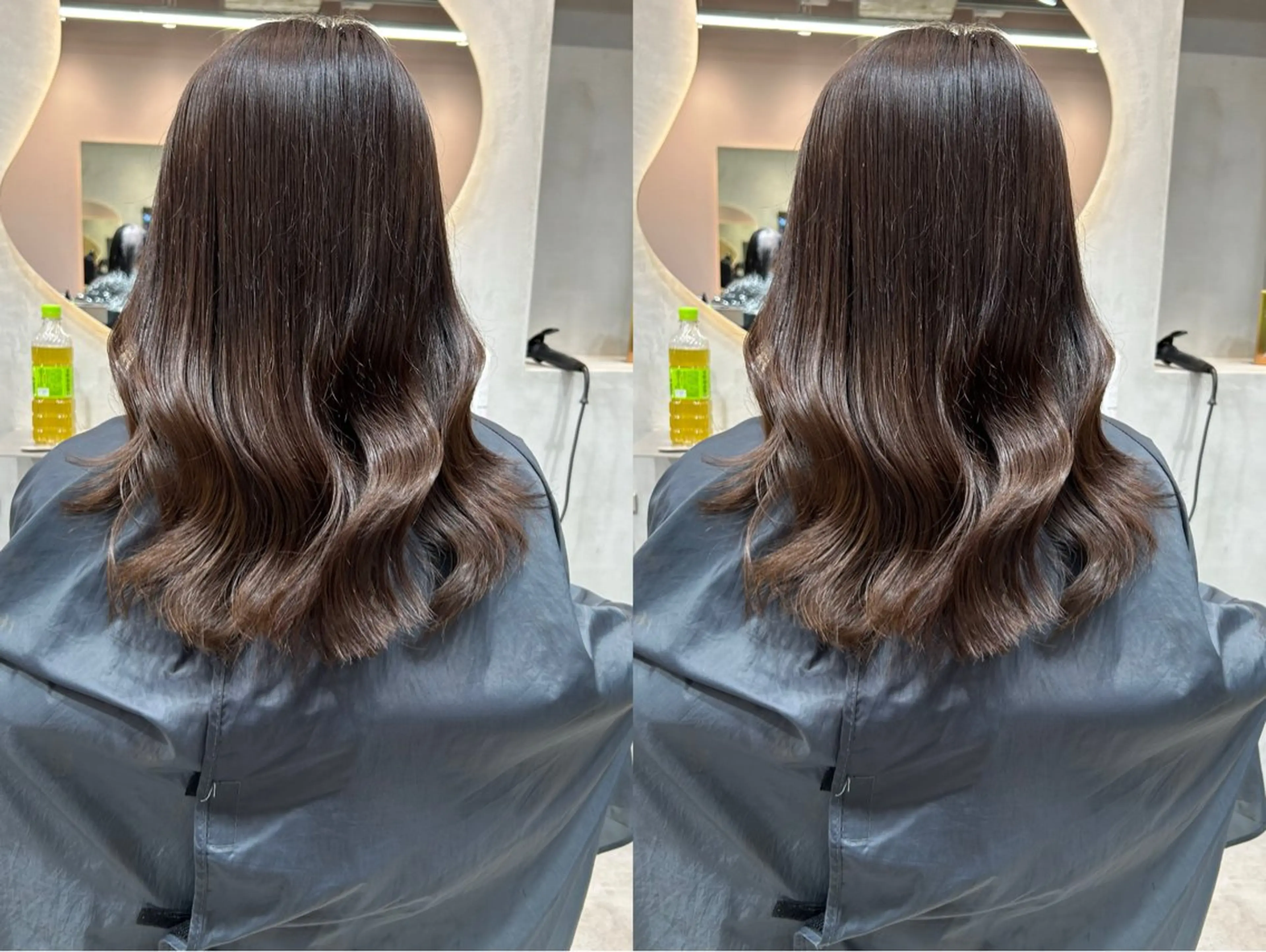 ミディアム GLROW haruhiのヘアスタイル