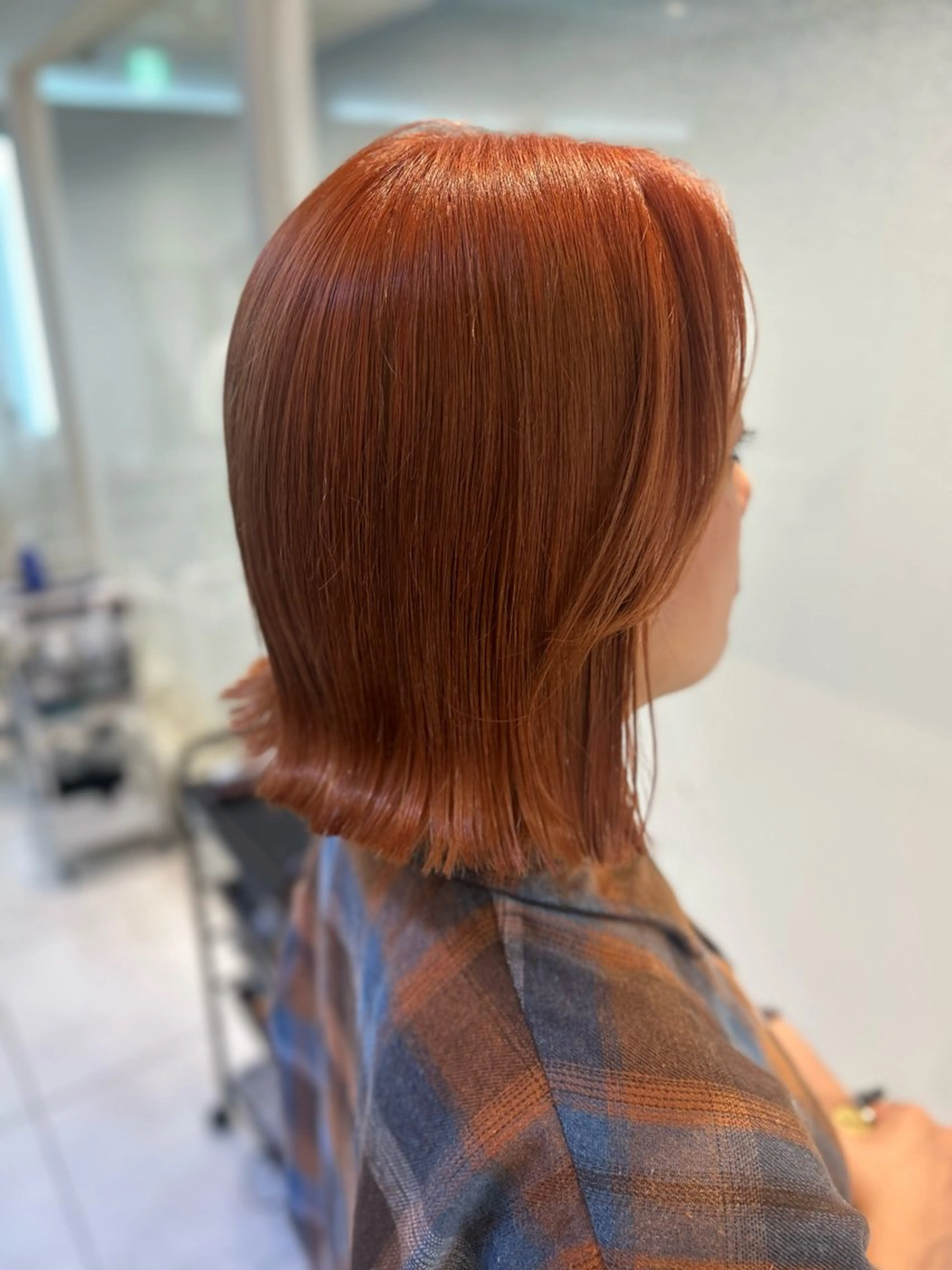 ショート カラー ヘアカラー トリートメント 艶質改善/縮毛矯正 ササキナツミのヘアスタイル
