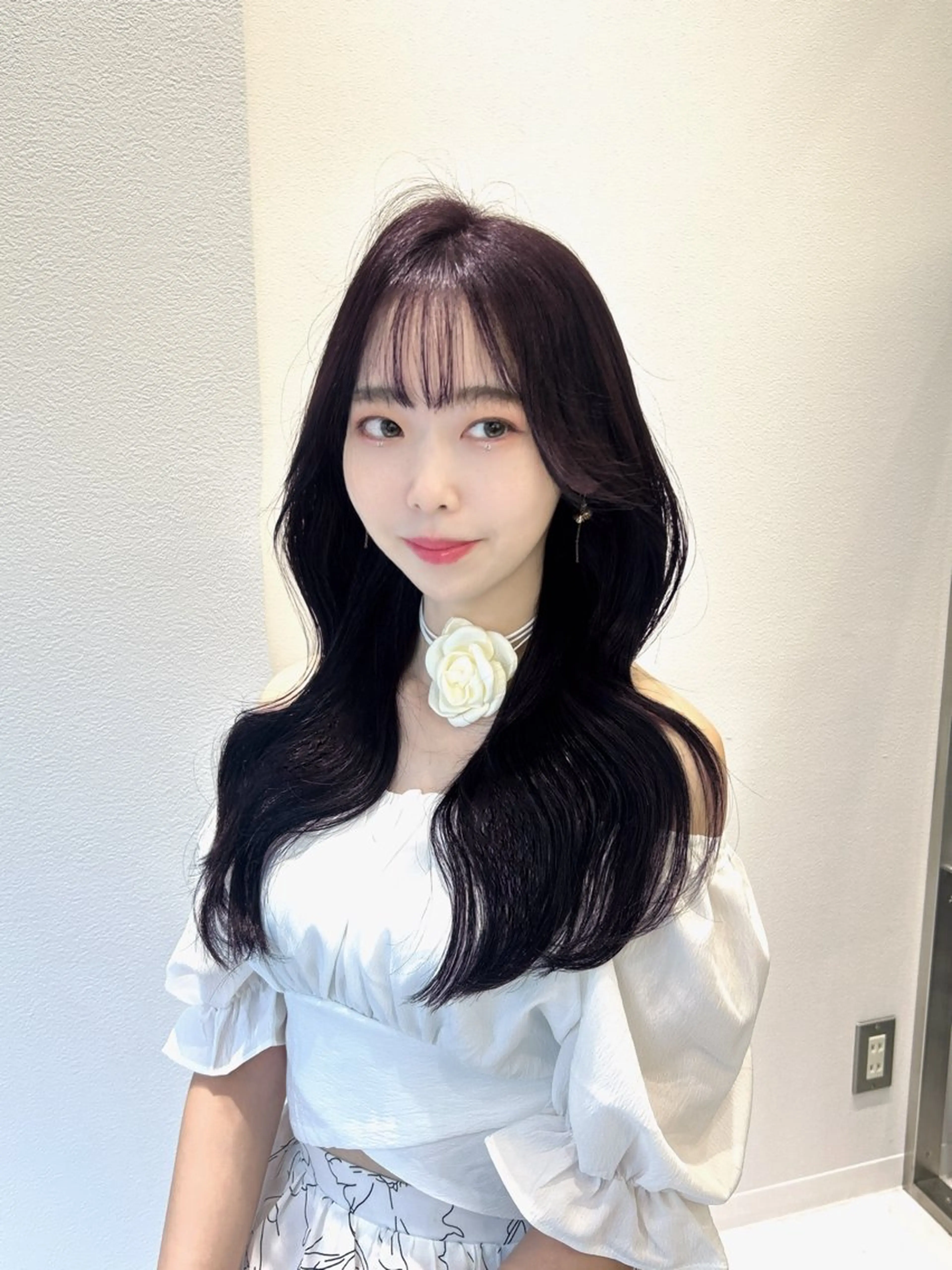 ロング カラー MAEUL NAGOYA所属・⛓韓国IDOLヘア 🥀🖤/あいりのヘアスタイル