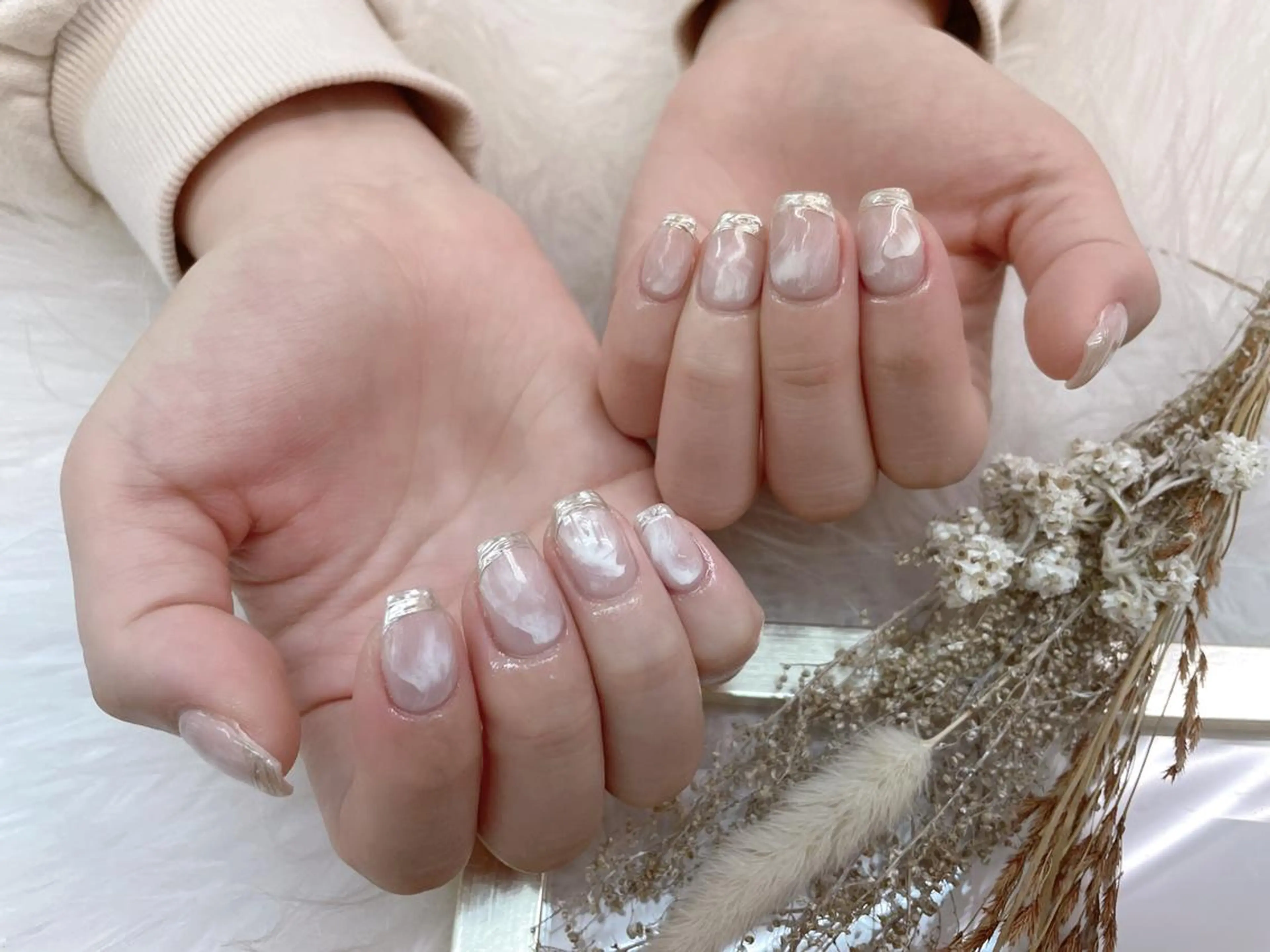 ネイル 🦋ネイルサロン ブラン🌈ゆりのネイルデザイン