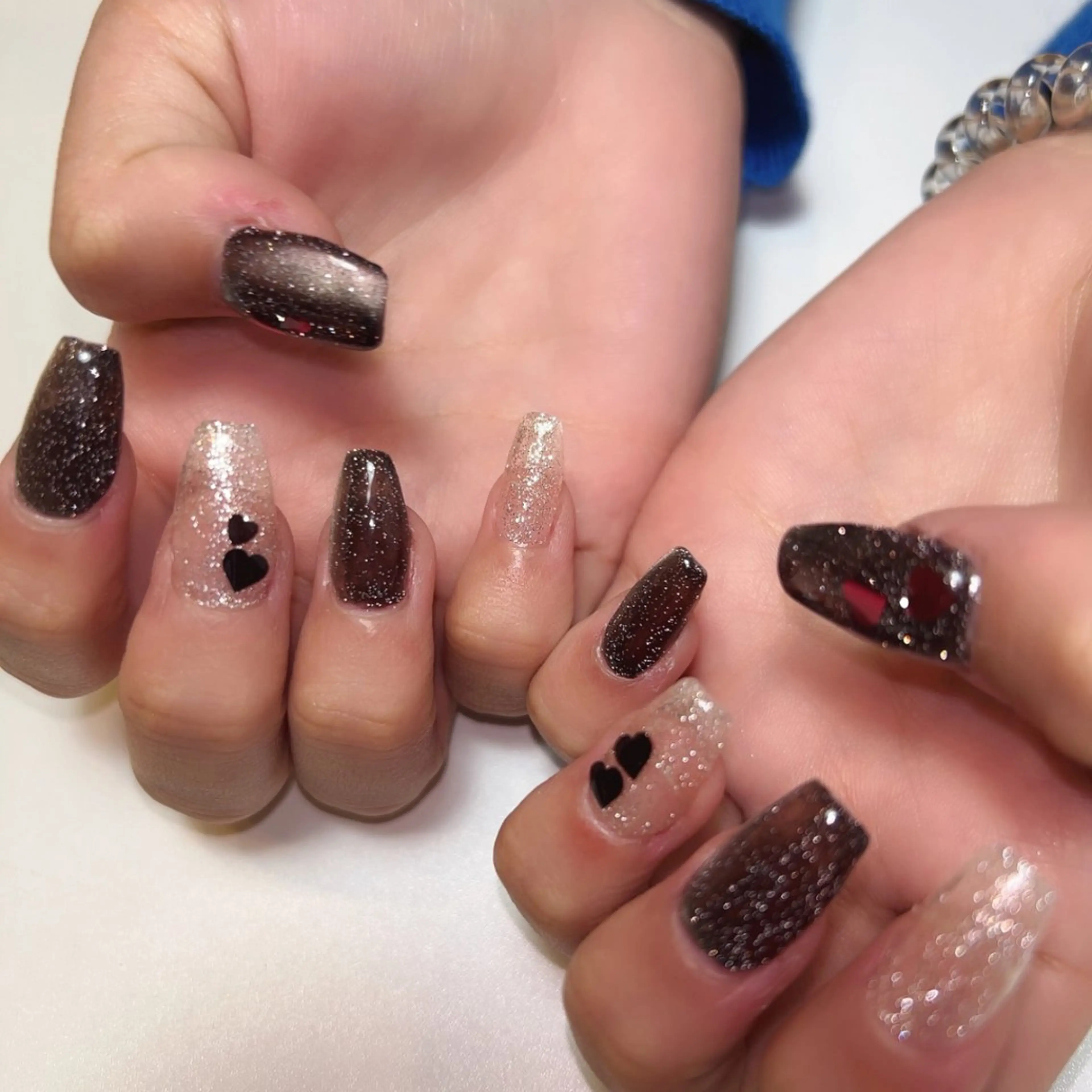 ネイル 長さ出し フラッシュネイル ハンドネイル Peach nail 🍑kaoriのネイルデザイン
