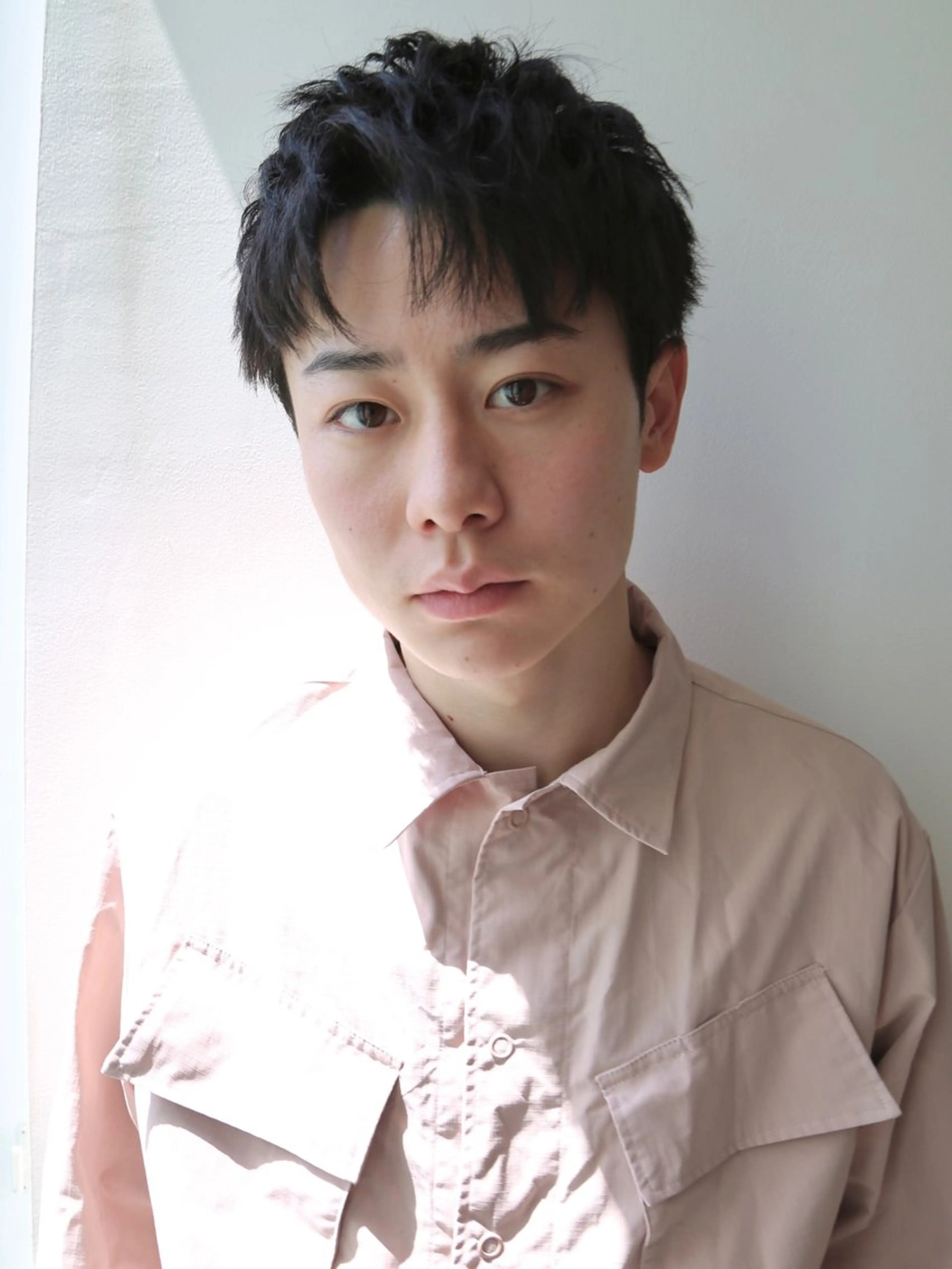 パーマ メンズ カット パーマ 増渕 駿介のヘアスタイル