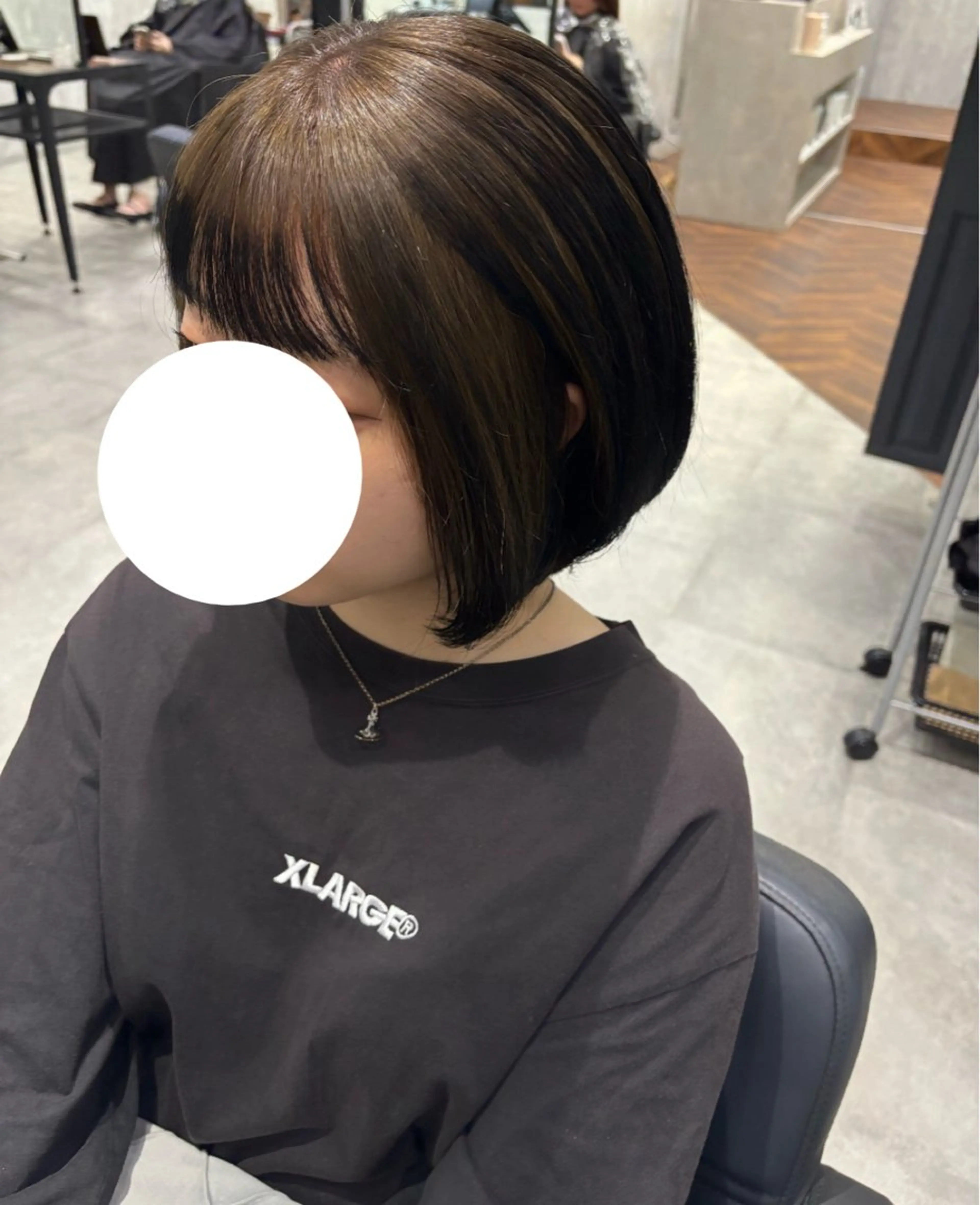 ショート カラー ヘアアレンジ カット ヘアカラー kei/透明感カラー /ベージュ/レイヤーのヘアスタイル