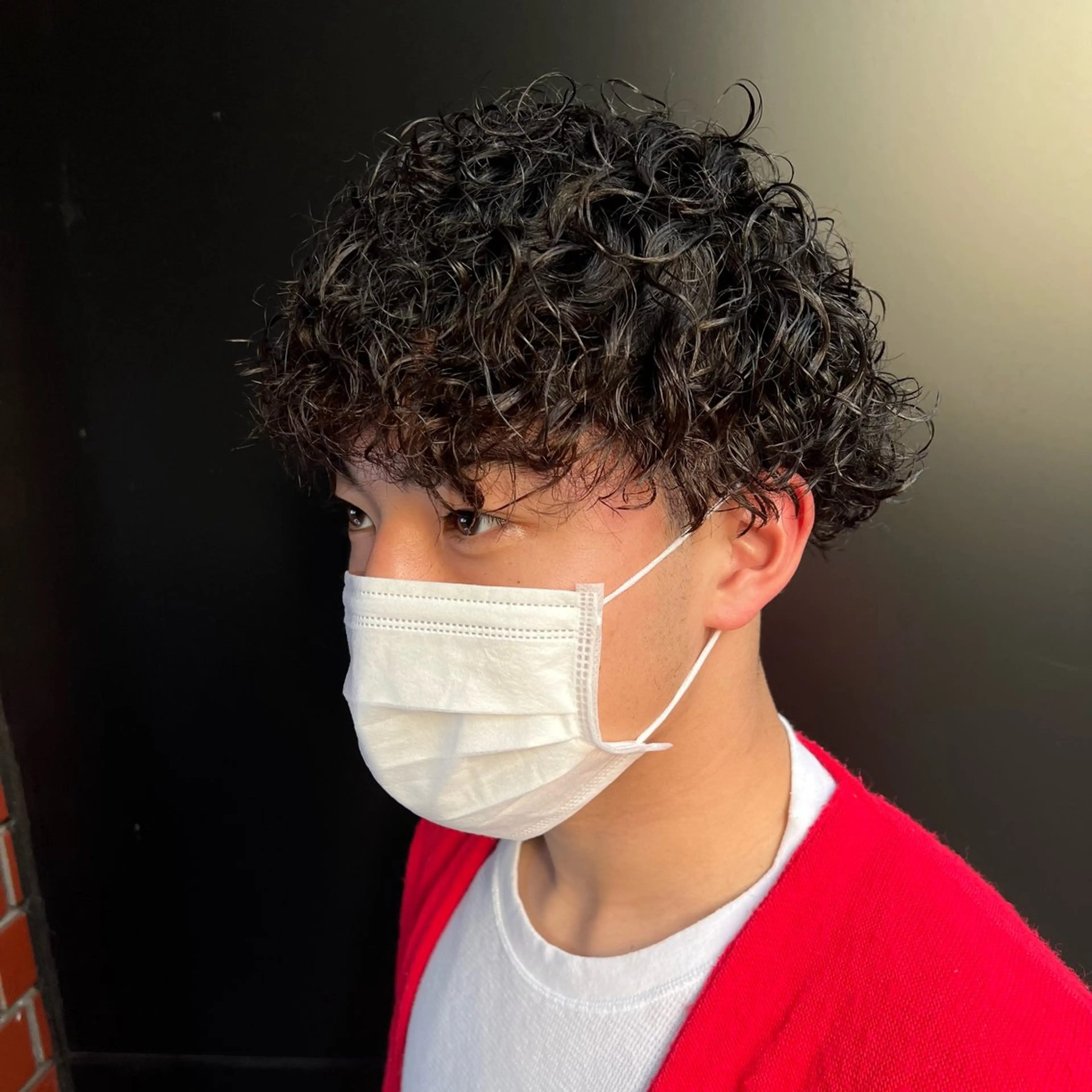 メンズ メンズパーマ プードルパーマ プードルパーマ 柏メンズパーマ特化 蛯谷  晃裕のヘアスタイル