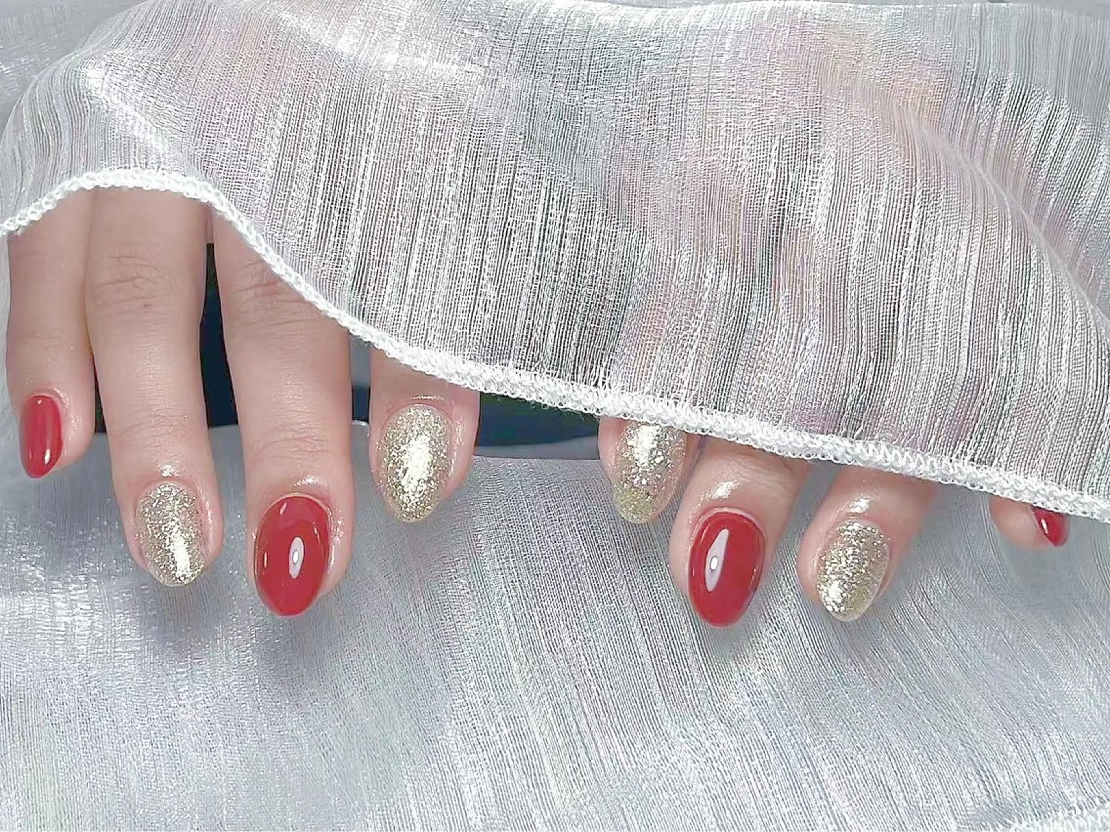 ネイル チークネイル 長さ出し フレンチネイル グラデーション マグネットネイル ハンドネイル ハンドケア ⭐️Dreamy Nail⭐️のネイルデザイン