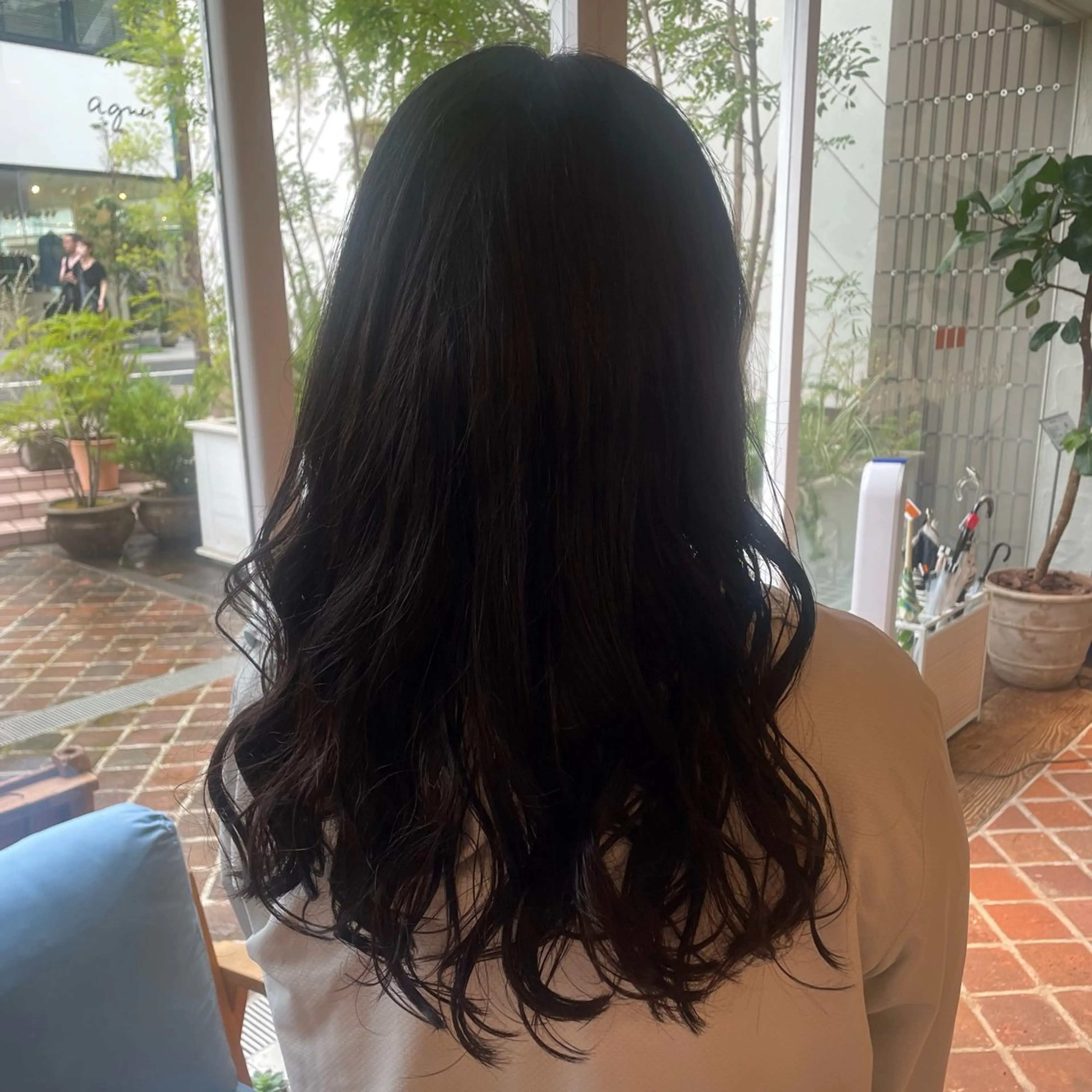 セミロング パーマ セミロングパーマ デジタルパーマ kakimoto arms所属・NARU 🎀🫧🪽のヘアスタイル