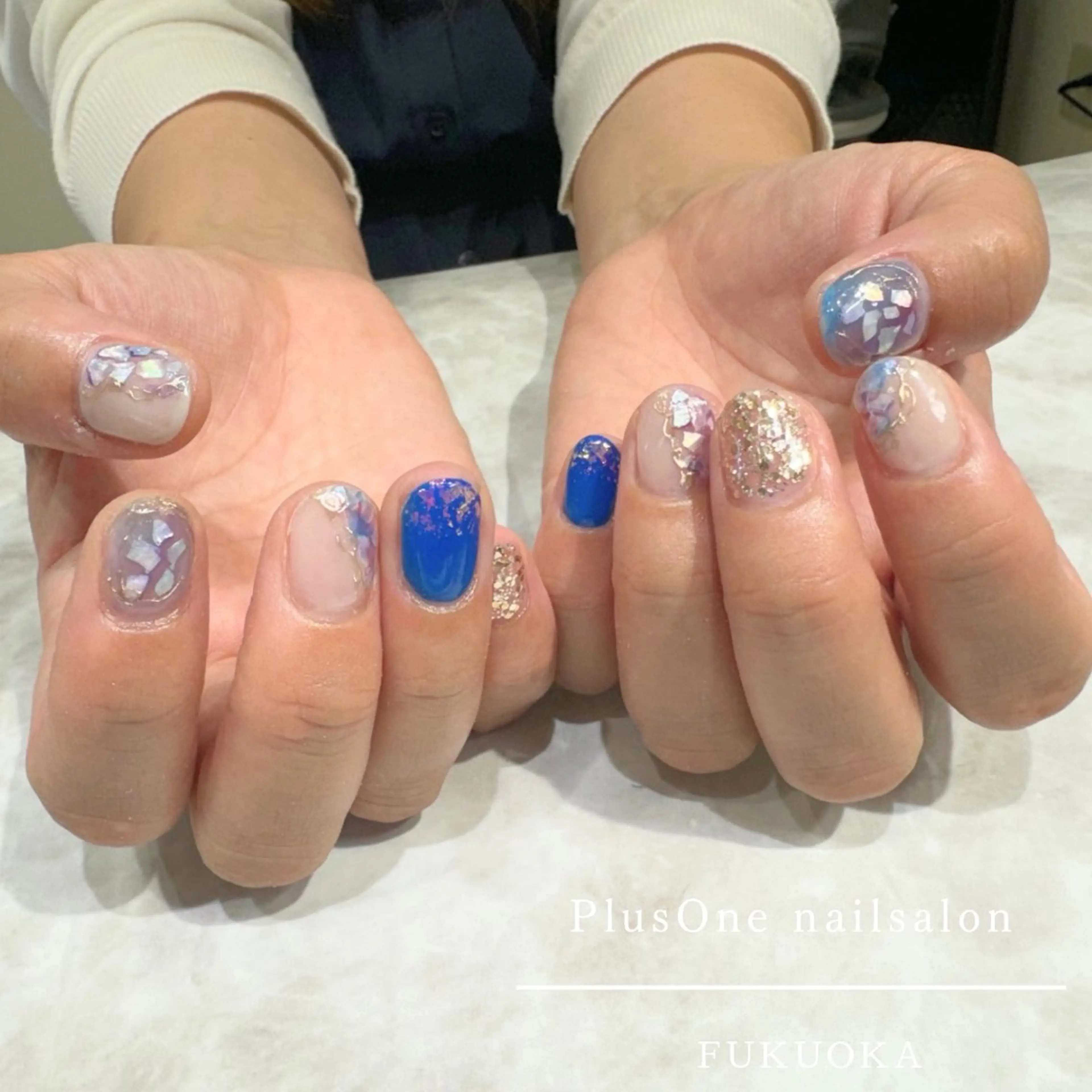 ネイル ドット ガーリー ワンカラーネイル 夏ネイル 粕屋耳ツボジュエリー 💎（ネイル休）のその他イメージ