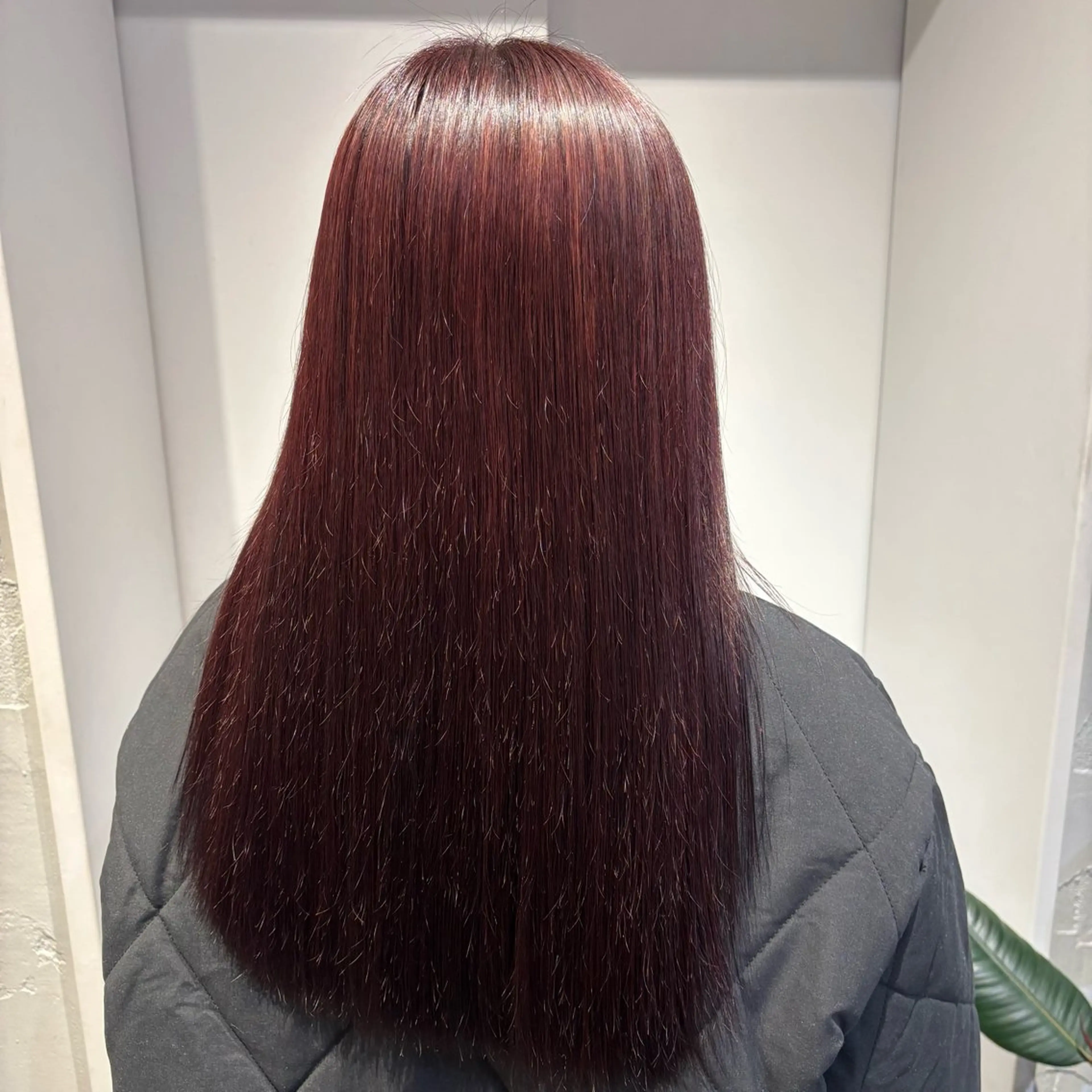 ロング カラー りあの🎀⟡.·* /暖色カラー🍒のヘアスタイル