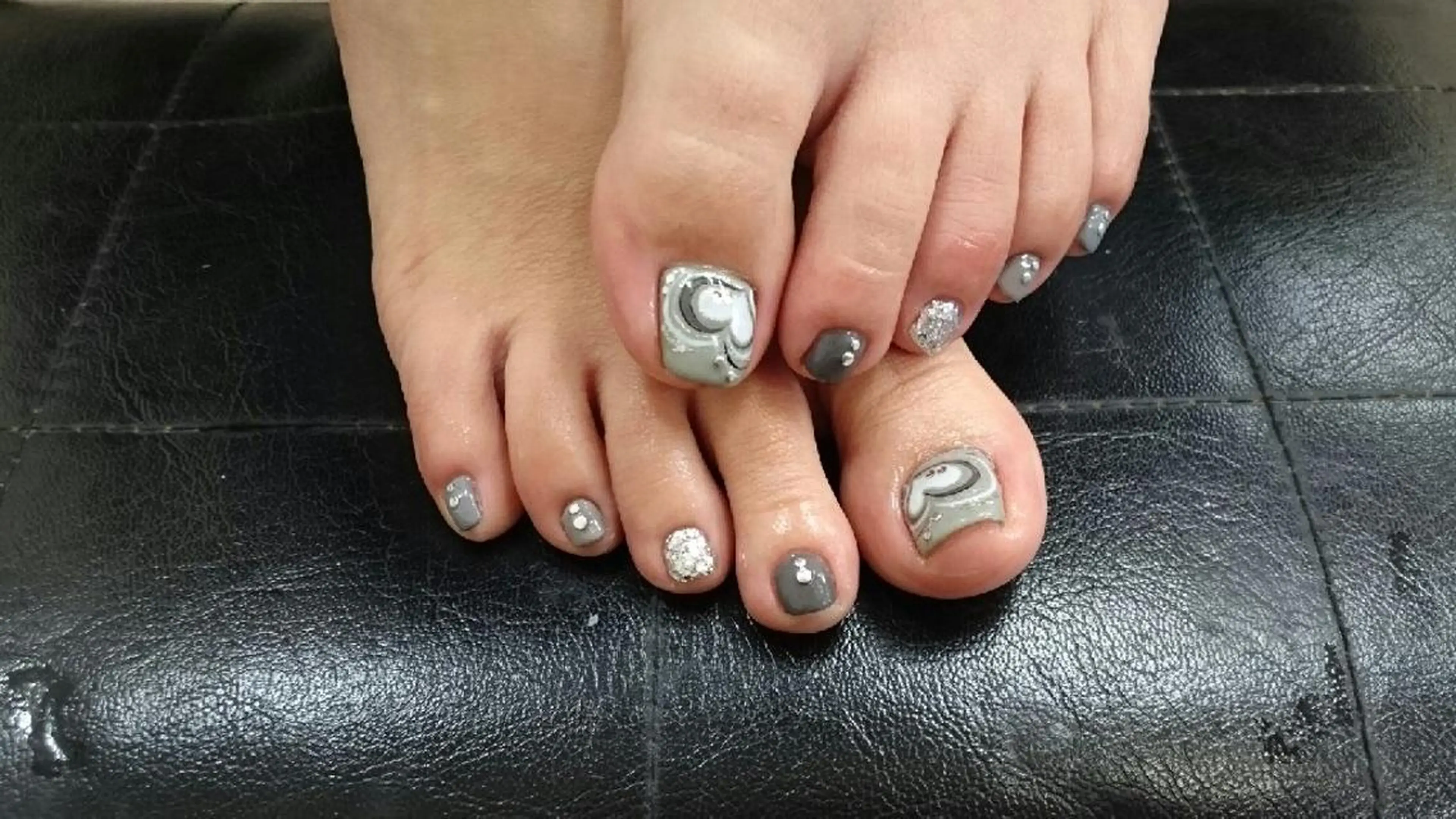 ミディアム セミロング ネイル nail salon Blancのネイルデザイン