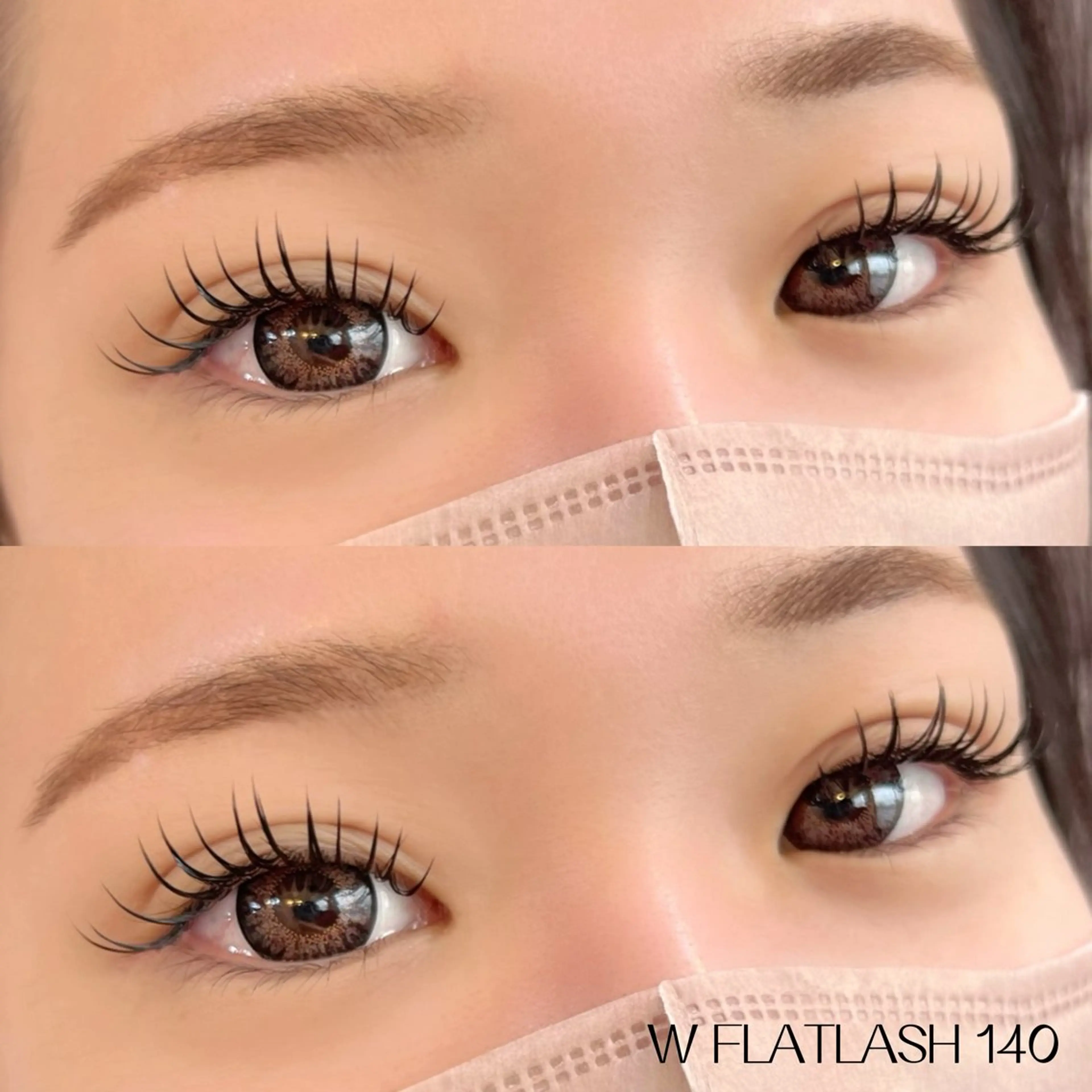 マツエク・マツパ フラットラッシュ mk eyelashのマツエク・マツパデザイン